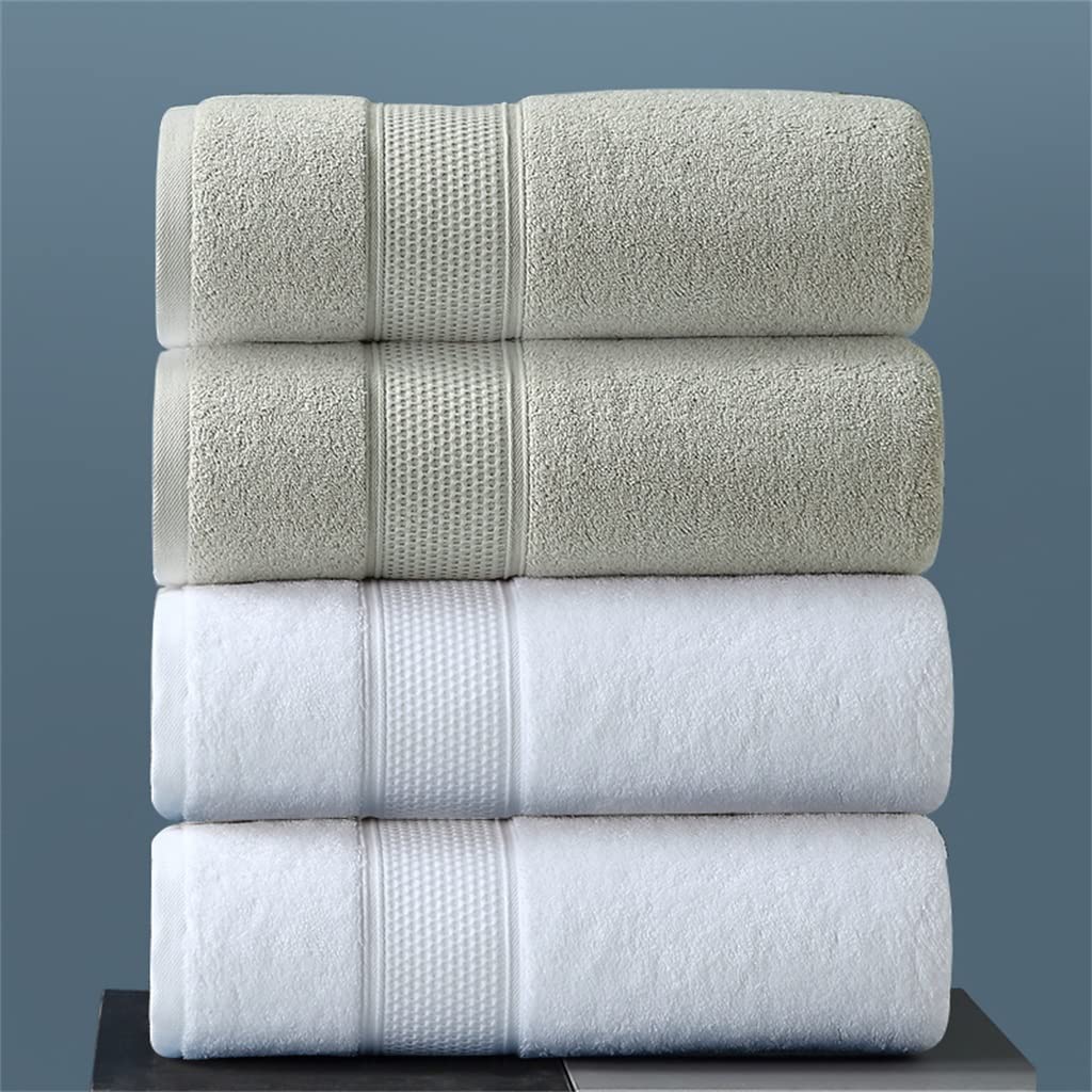 Premium Cotton Hotel Towel Set - Ultra Soft & Absorbent Bath, Face & Hair Towels for Home, Spa & Travel Use