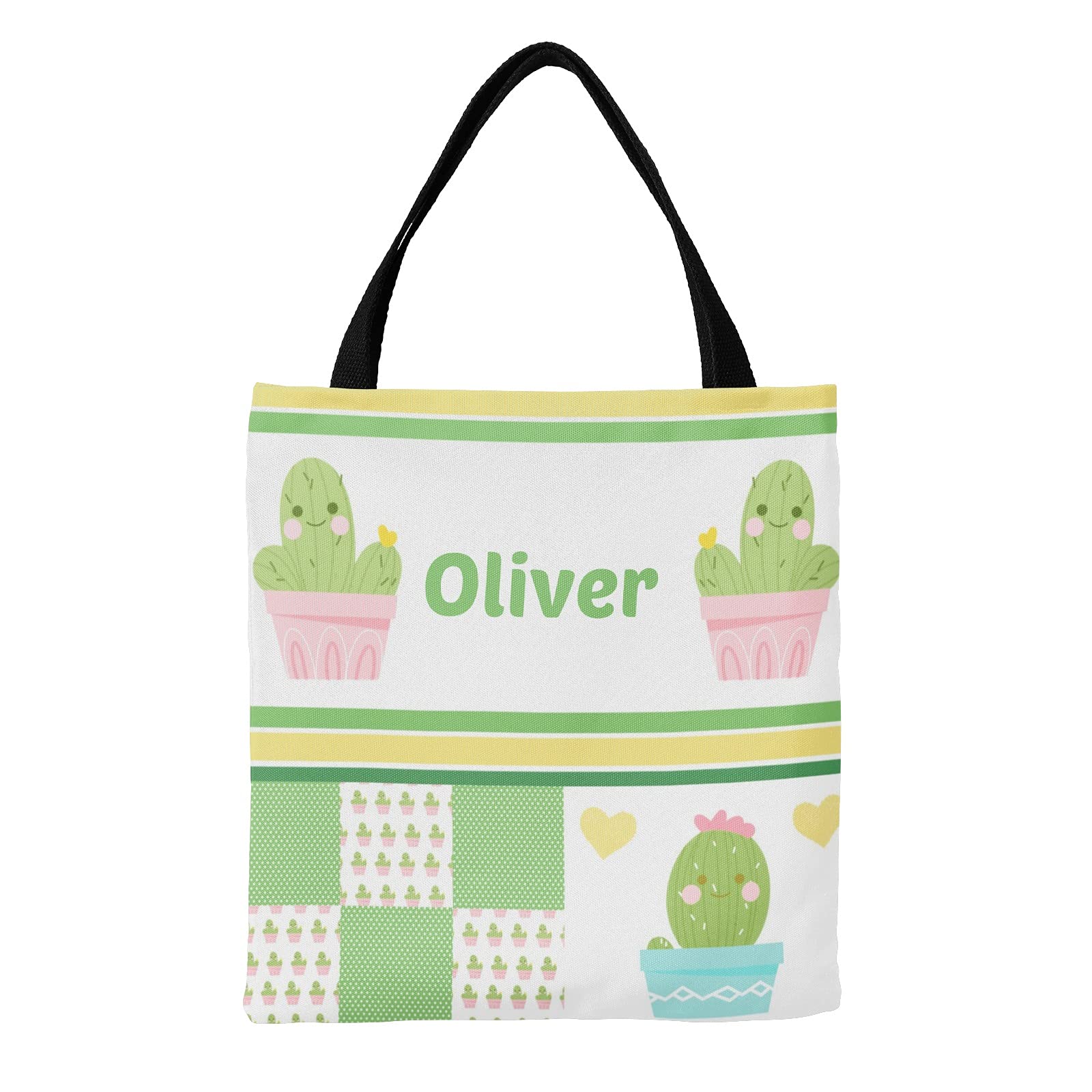 Personalized Unicorn Rainbow Canvas Tote Bags for Women & Kids - Reusable Shopping Bags, Travel Tote, School Handbag Gift - Perfect for Grocery Shopping, Beach Trips & Daily Use