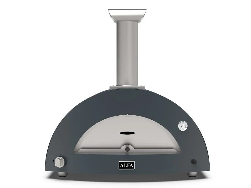 Alfa Moderno 3-Piece Gas Pizza Oven - Outdoor Portable Pizza Maker for Backyard, Camping & Parties - Stainless Steel Commercial Pizza Oven with High Heat Output