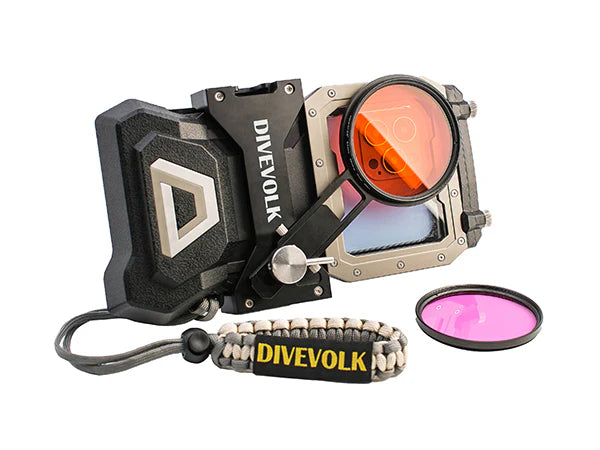 Divevolk SeaTouch 4 Max & 4 Max Plus Waterproof Touchscreen Underwater Housing for Scuba Diving, Snorkeling & Underwater Photography