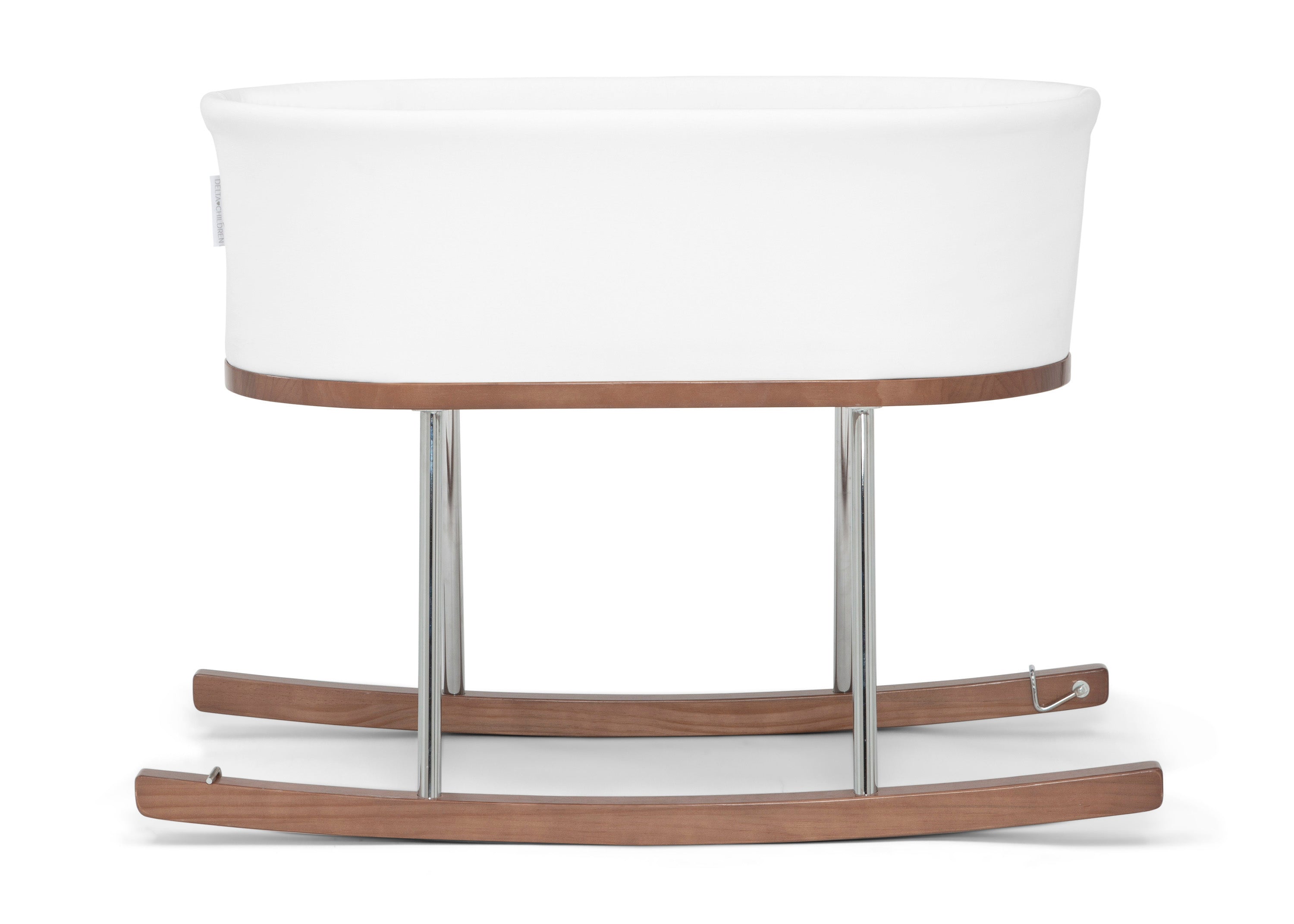 Rockaway Rocking Bassinet for Newborns - Portable Baby Crib with Adjustable Canopy & Soothing Motion - Perfect for Nursery, Bedroom, and Travel Use
