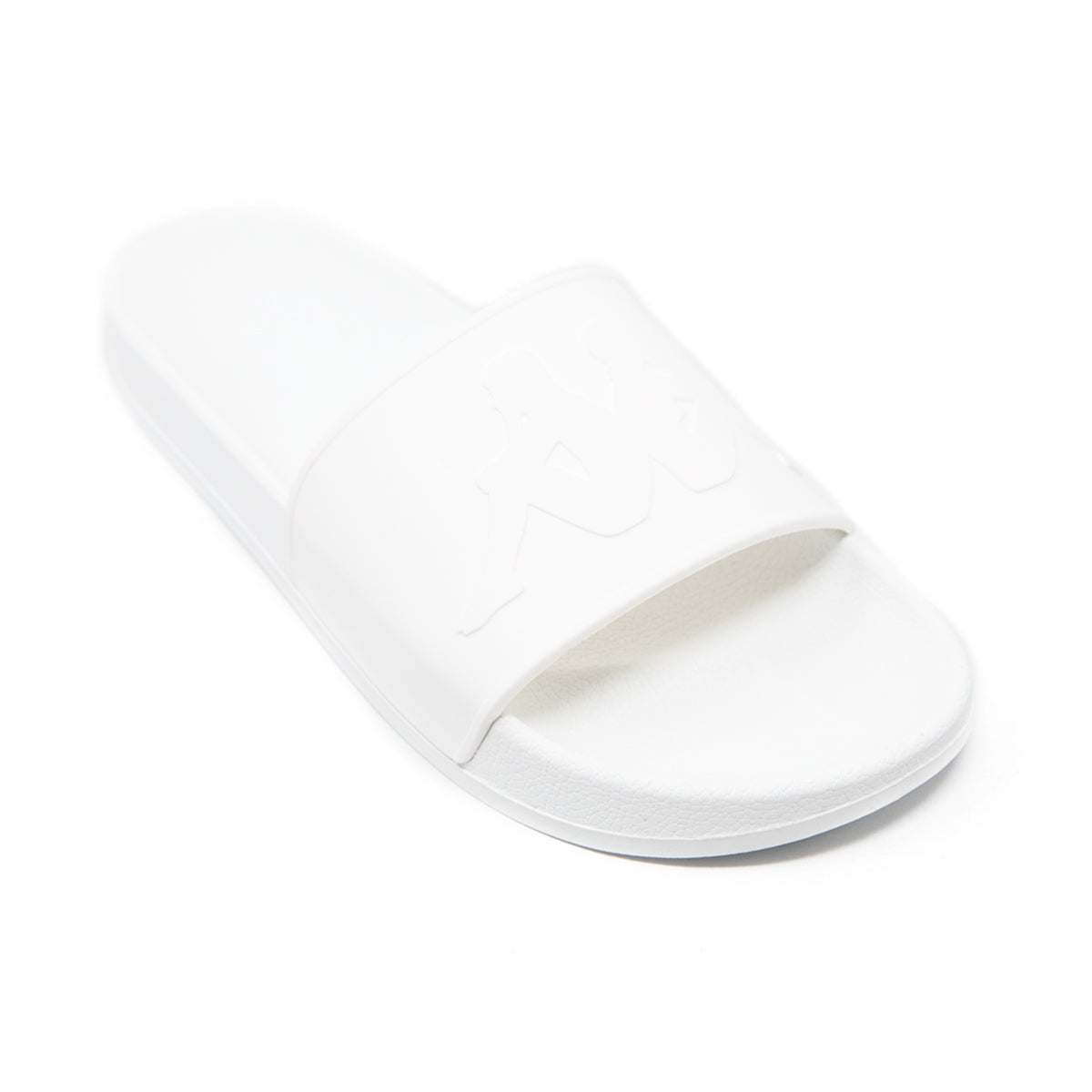 Kappa Authentic Caius 2 Slides - Comfortable White Slide Sandals for Men | Perfect for Beach, Pool, Gym & Casual Wear