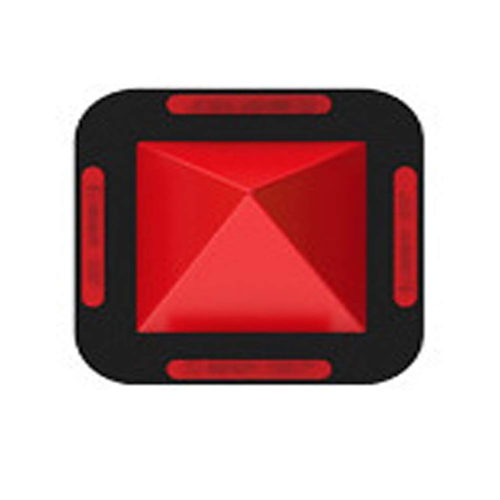 UKCOCO Soft Silicone Pyramid Phone Stand - Multifunctional Desktop Cell Phone Holder for iPhone, Samsung & All Smartphones (Red) - Perfect for Office, Home & Car Use
