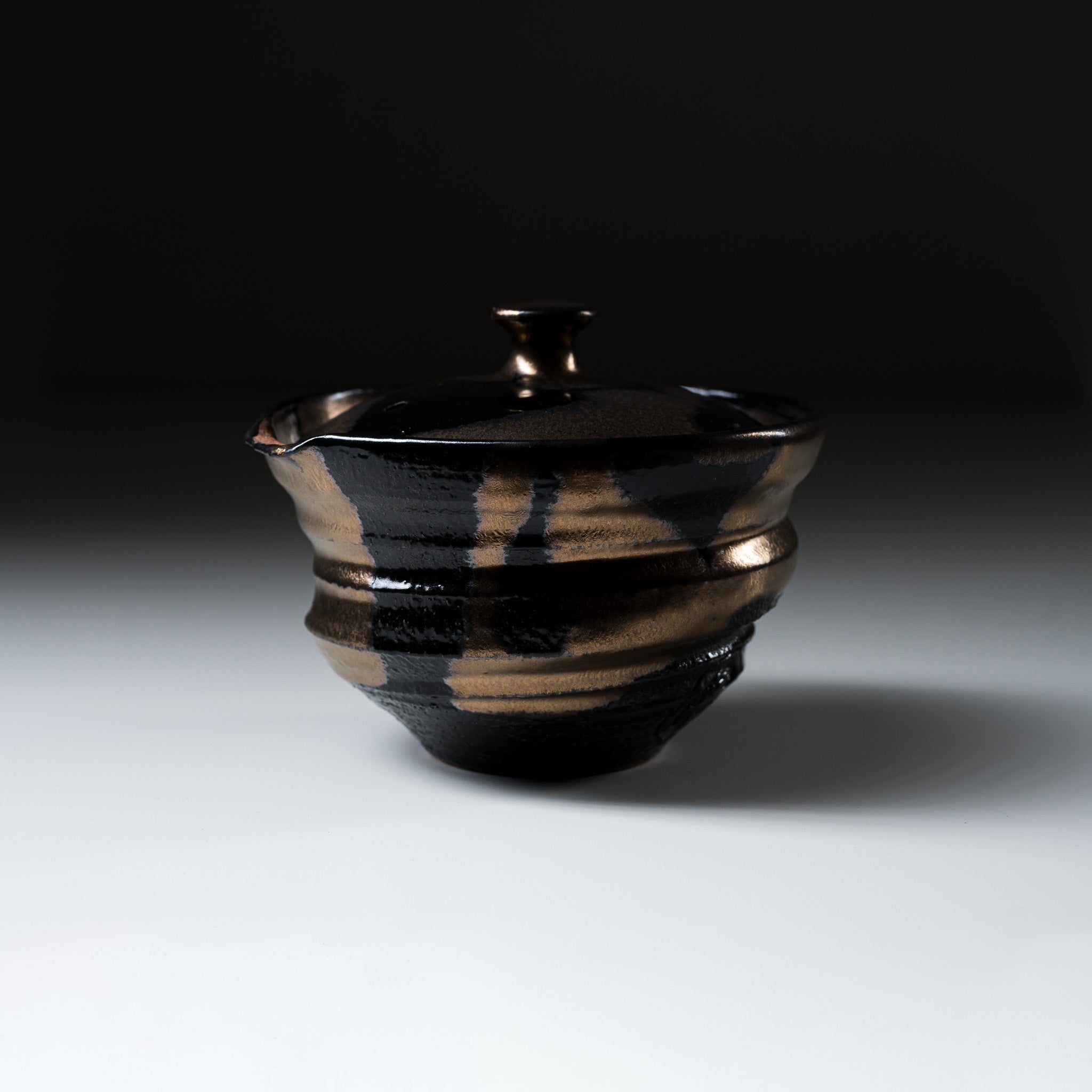 NINSHU Houhin Teapot - Japanese Zen Ceramic Teapot for Loose Leaf Tea | Perfect for Tea Ceremony, Meditation & Home Decor