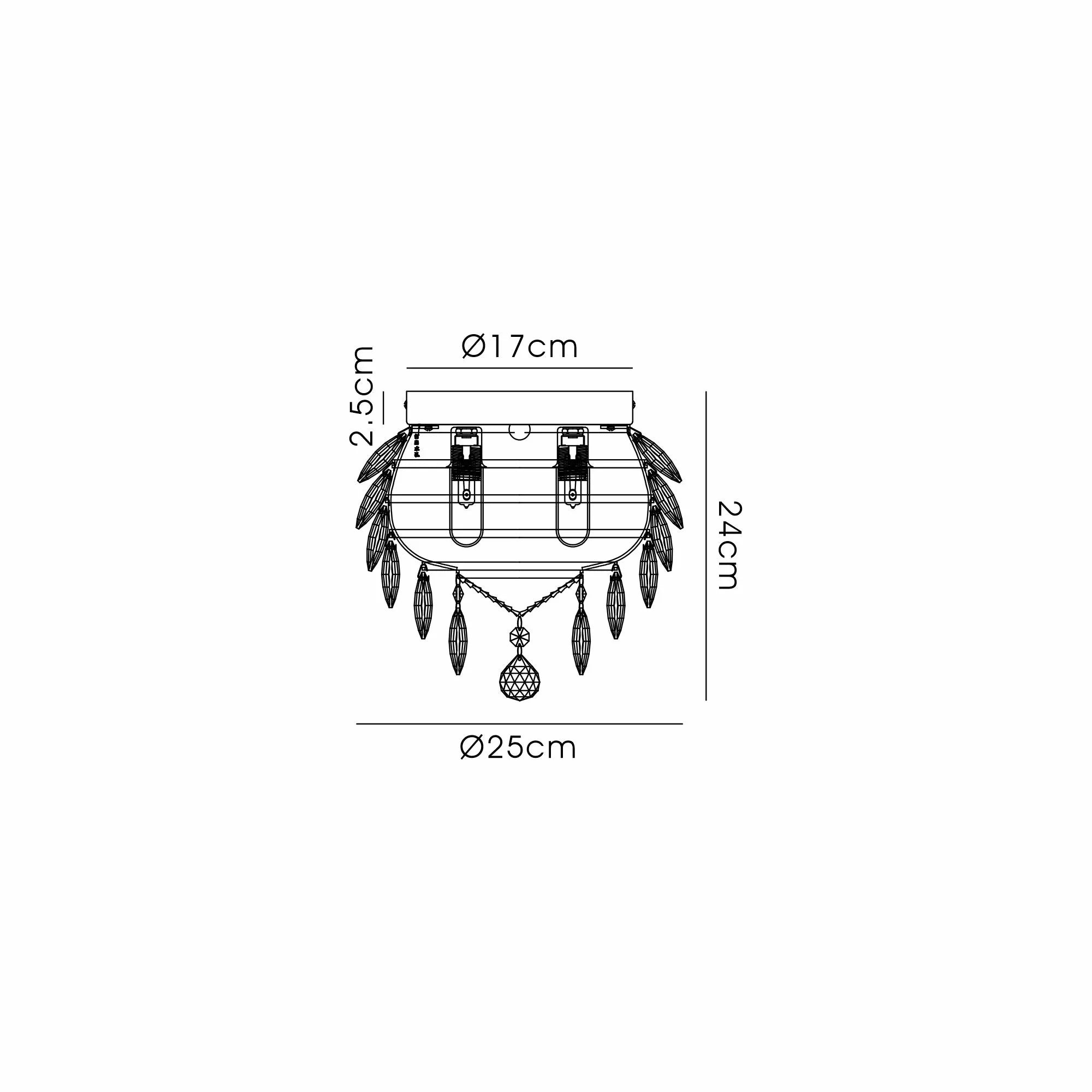 Consten Waterproof G9 Ceiling Light IP44 - Perfect for Bathroom, Kitchen & Outdoor Use