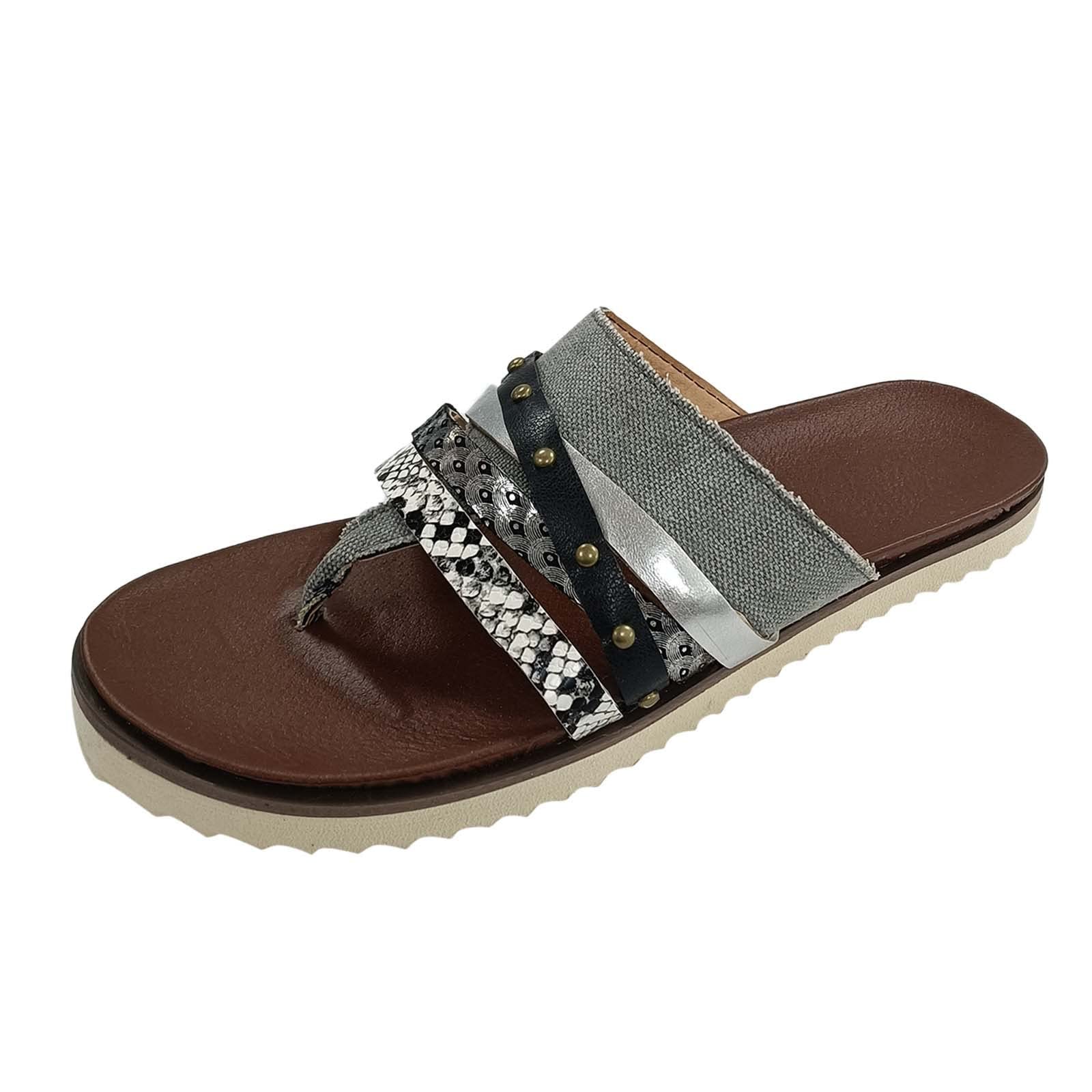 Women's Comfortable Wedge Platform Sandals with Bow Design - Slip-On Roman Weave Walking Shoes for Beach, Vacation & Summer Outfits