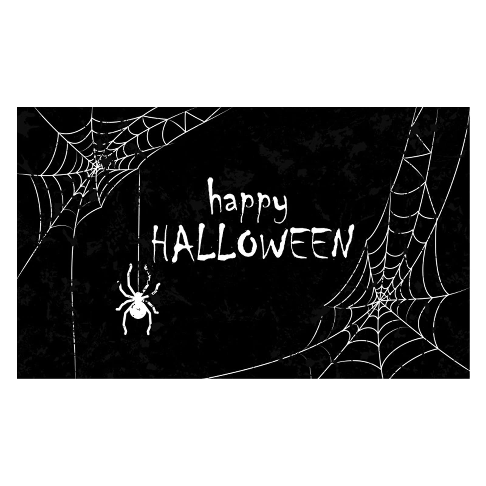 Halloween Party Decorations - Pumpkin House Flag & Halloween Banner Background Cloth for Outdoor Decor, Indoor Party, Photo Booth Backdrop, and Spooky Themed Events