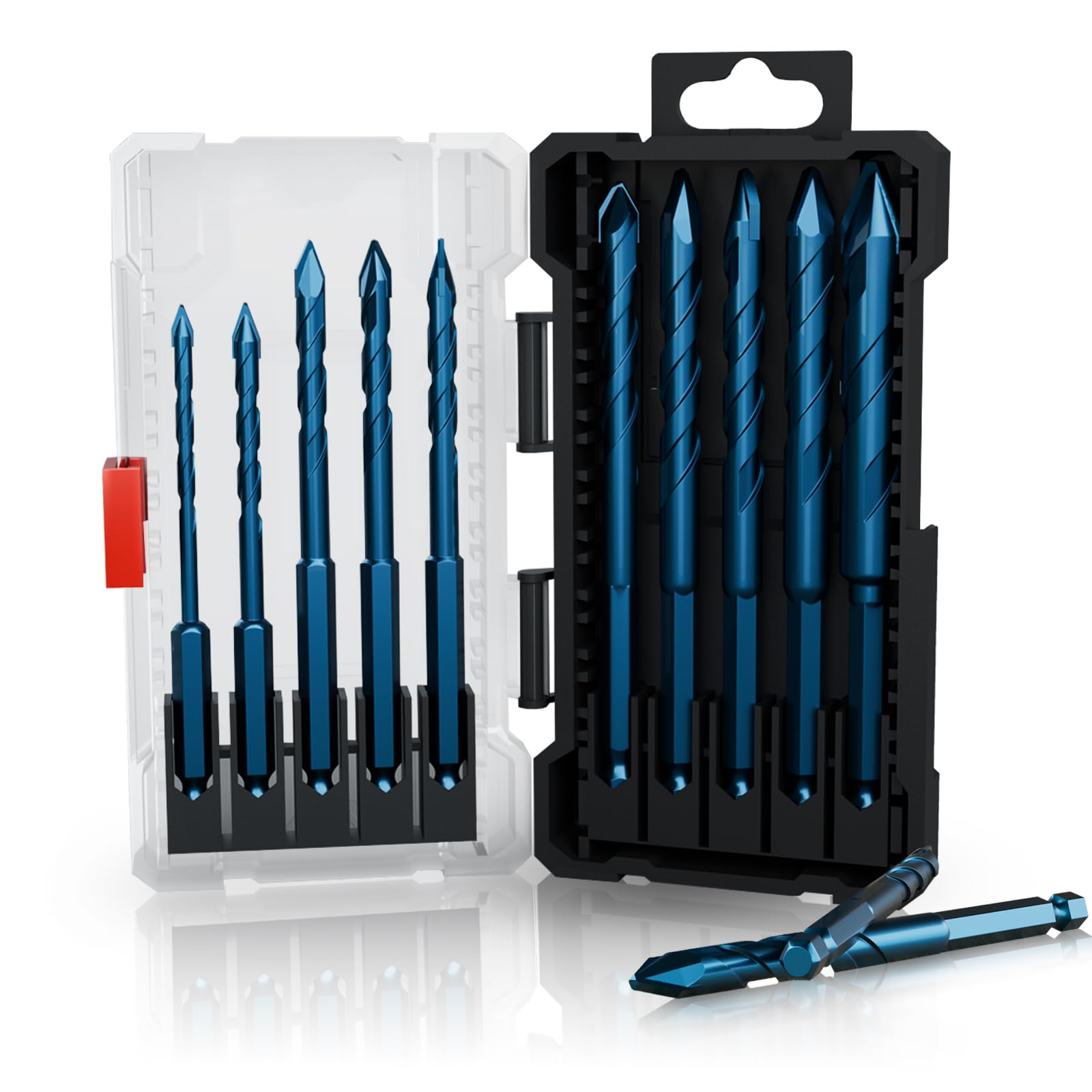 CSOOM 10PCS Masonry Drill Bit Set (5/32