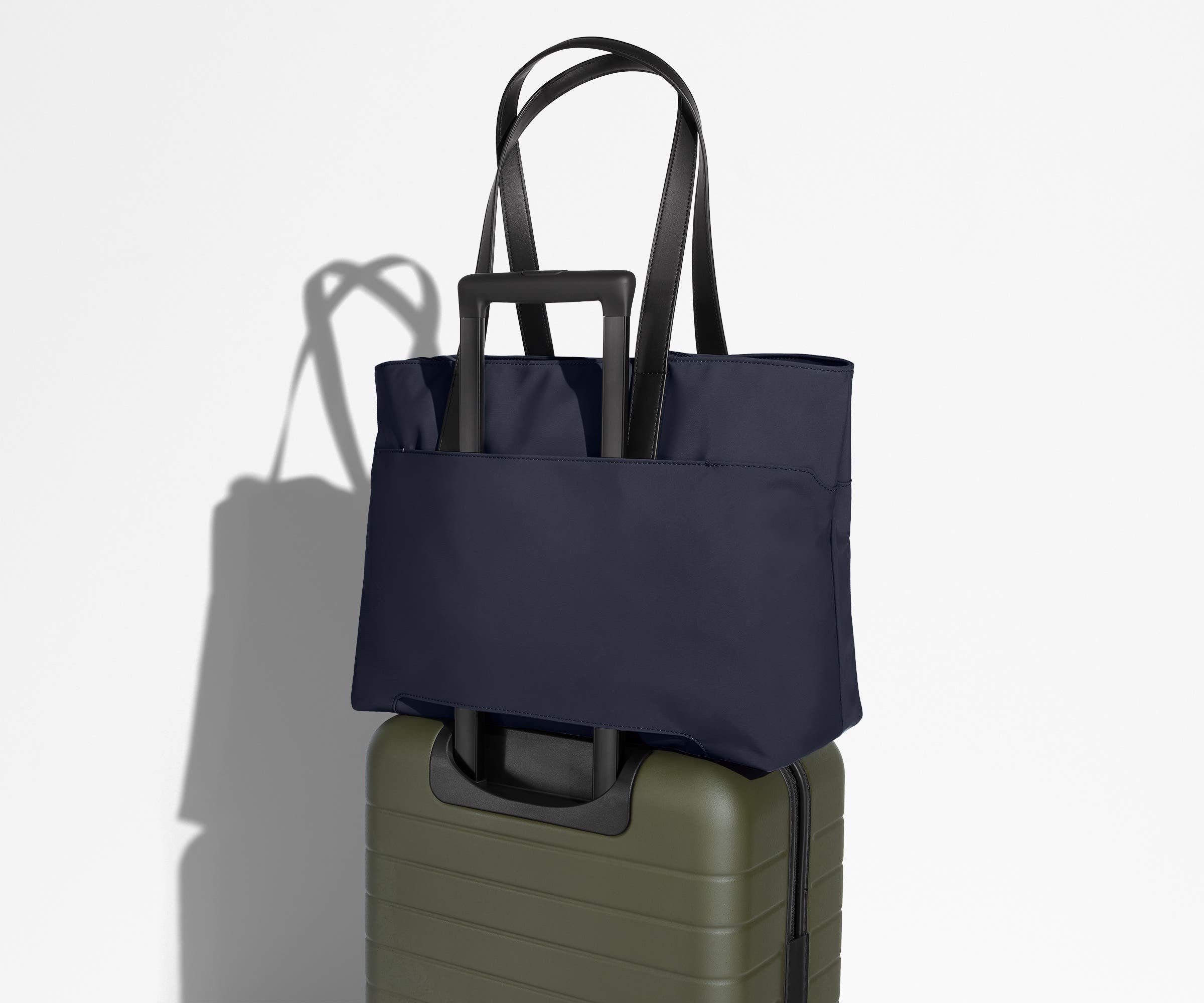 Premium Navy Blue Everywhere Tote Bag - Stylish & Durable for Work, Travel & Shopping | Water-Resistant & Spacious Design