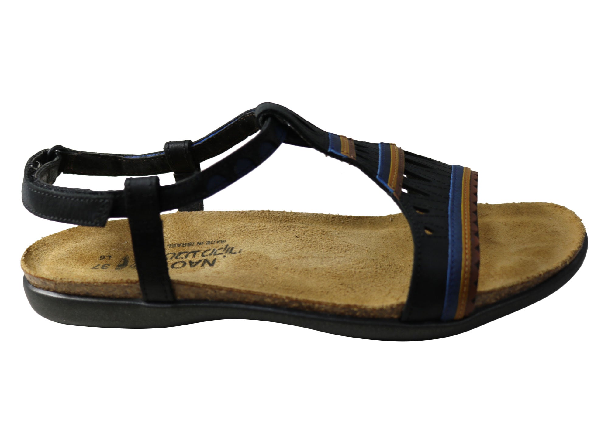 Naot Odelia Women's Comfortable Cushioned Supportive Leather Flat Sandals - Perfect for Walking, Travel & Summer Outfits