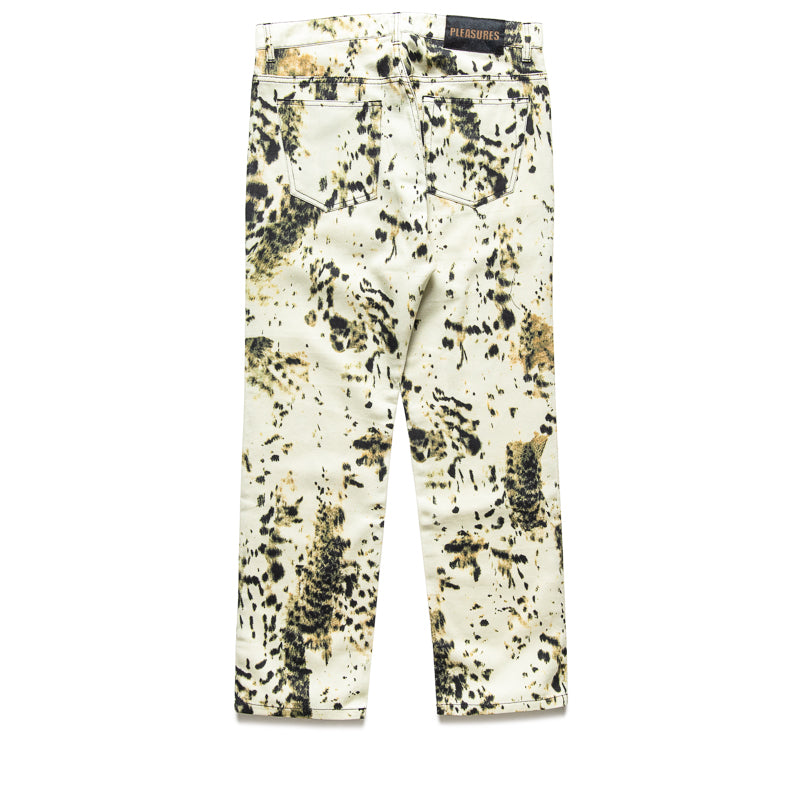Pleasures Ink Straight Leg Pants for Women - High Waist Casual Trousers in Ecru | Perfect for Office, Travel & Everyday Wear
