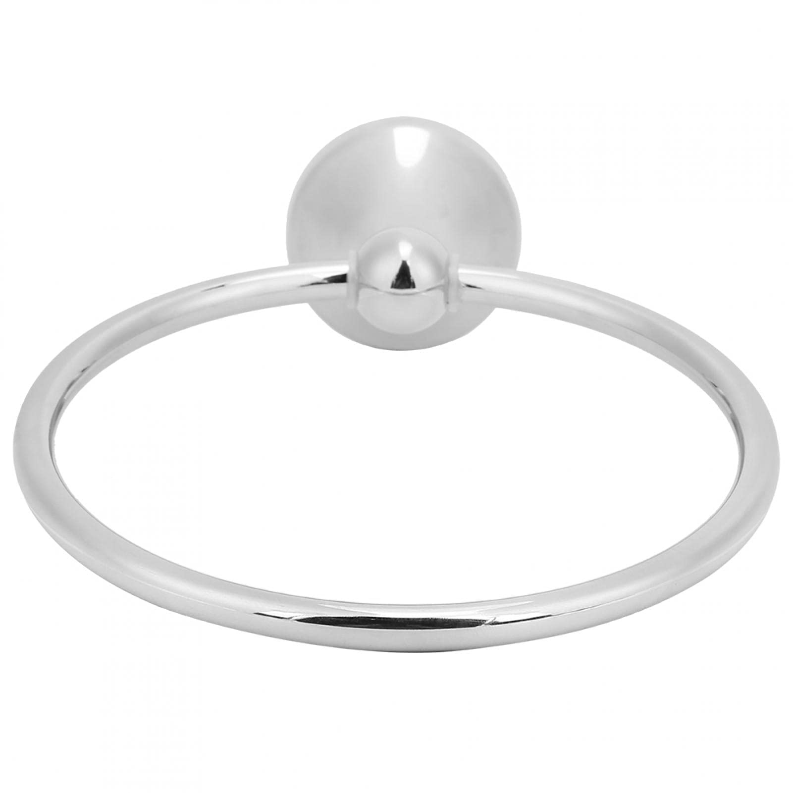 Stainless Steel Towel Ring Holder - Rustproof Round Bath Towel Rack for Kitchen, Hotel, Home & Bathroom - Durable & Wear-Resistant (340230) - Perfect for Hanging Hand Towels, Washcloths & Face Towels