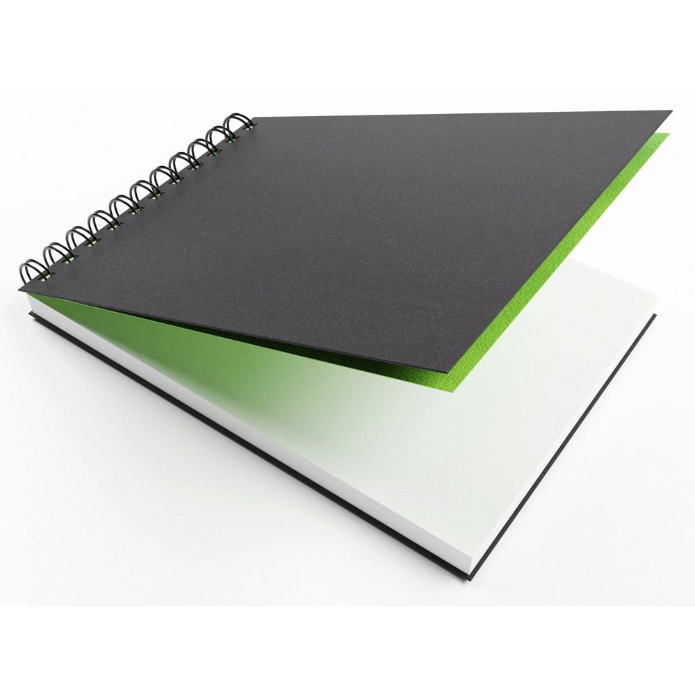 Premium A5 Landscape Sketchbook - 80 Pages (40 Sheets) 150gsm White Paper for Artists & Drawing - Perfect for Sketching, Watercolor & Mixed Media Art