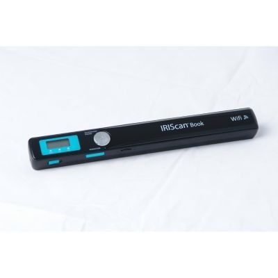 IRIScan Book 3 Executive Wireless Portable Scanner - 900 dpi High-Resolution Color Scanning with WiFi Connectivity - Perfect for Office Documents, Books & Receipts Digitization