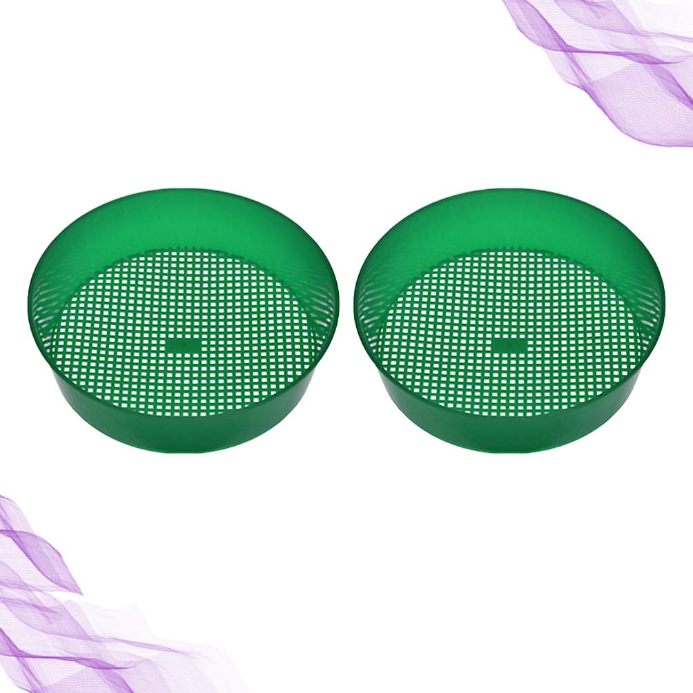 2-Piece Garden Sieve Set - Heavy Duty Stone Riddle for Soil Sifting, Compost Screening & Rock Removal - Perfect for Landscaping, Gardening & DIY Projects