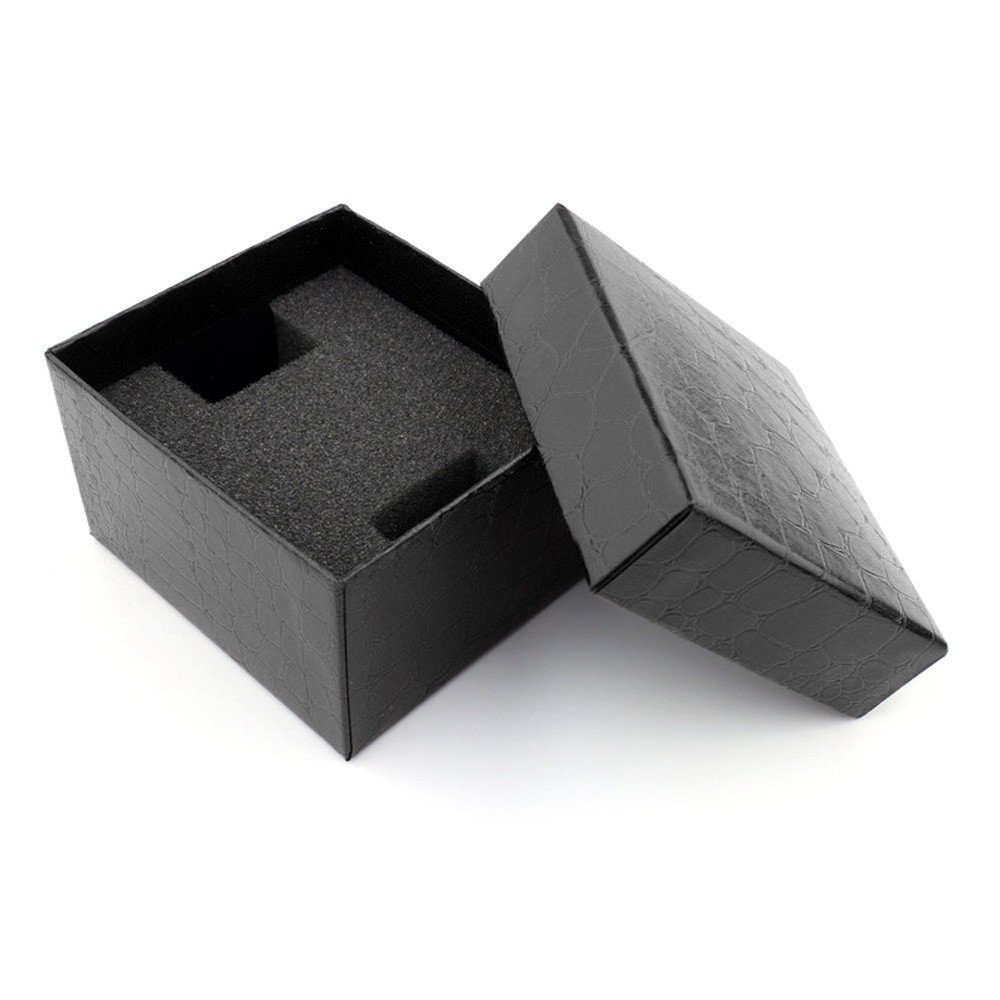 Elegant Black Jewelry Organizer Box with Drawers - Perfect Gift for Women, Durable Storage Case for Bracelets, Watches, Bangles & Accessories - Ideal for Travel, Home & Office Use (One Size)