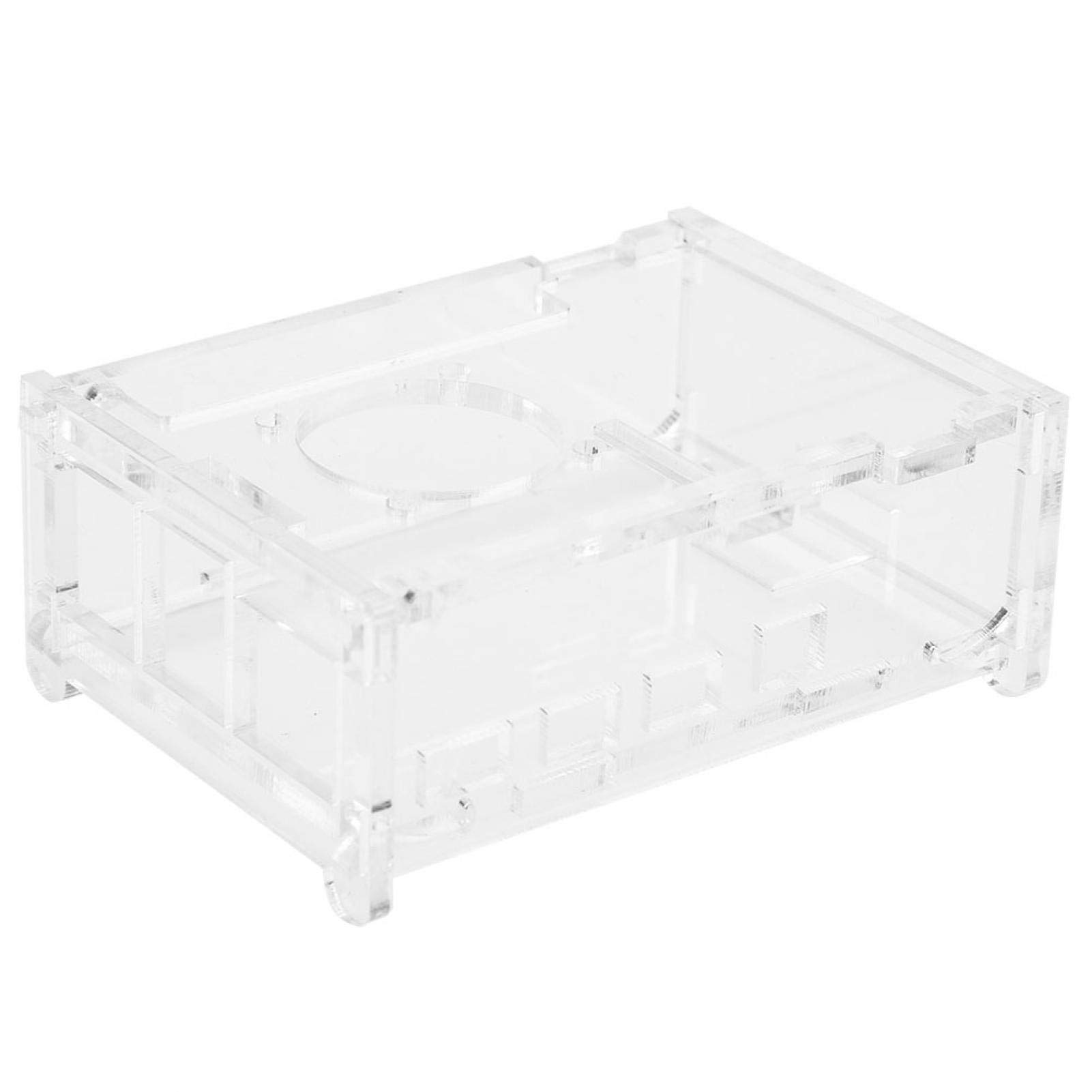 Jeanoko Clear Acrylic Computer Case - Transparent PC Component Shell for Organizing, Display & Storage - Perfect for Gaming Rigs, DIY Builds & Tech Enthusiasts