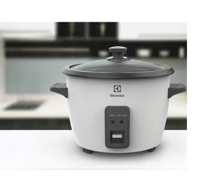 Electrolux E2RC1 220W 1.3L Compact Rice Cooker - Perfect for Small Kitchens, Dorms & Office Use - Fast Cooking & Easy Clean