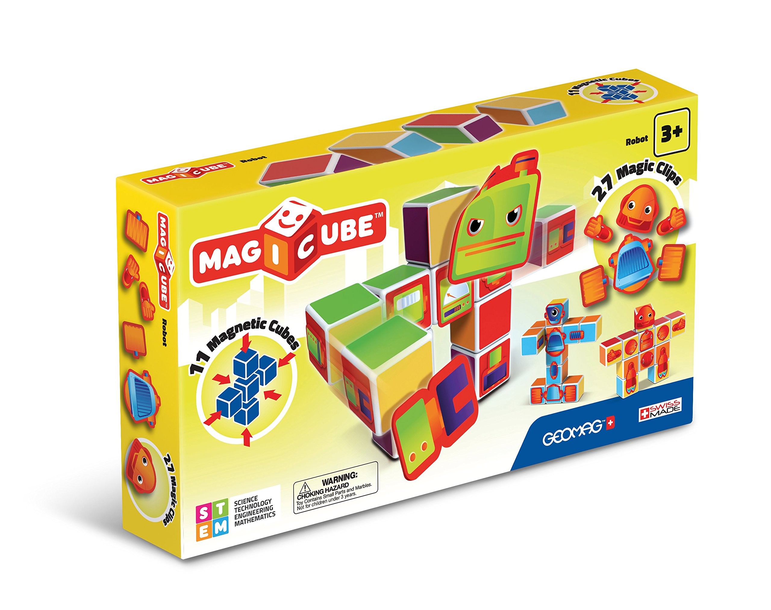 Geomag Magnetic Building Robots STEM Toys for Kids - Creative Construction Set for Learning & Play | Perfect for Birthday Gifts & Classroom Activities