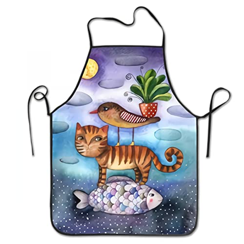 Funny Apron for Men & Women - Kitchen Cooking, Baking, BBQ, Gardening - Durable Chef Apron for Home & Professional Use - Perfect for Cooking, Grilling, Baking, and Outdoor Activities