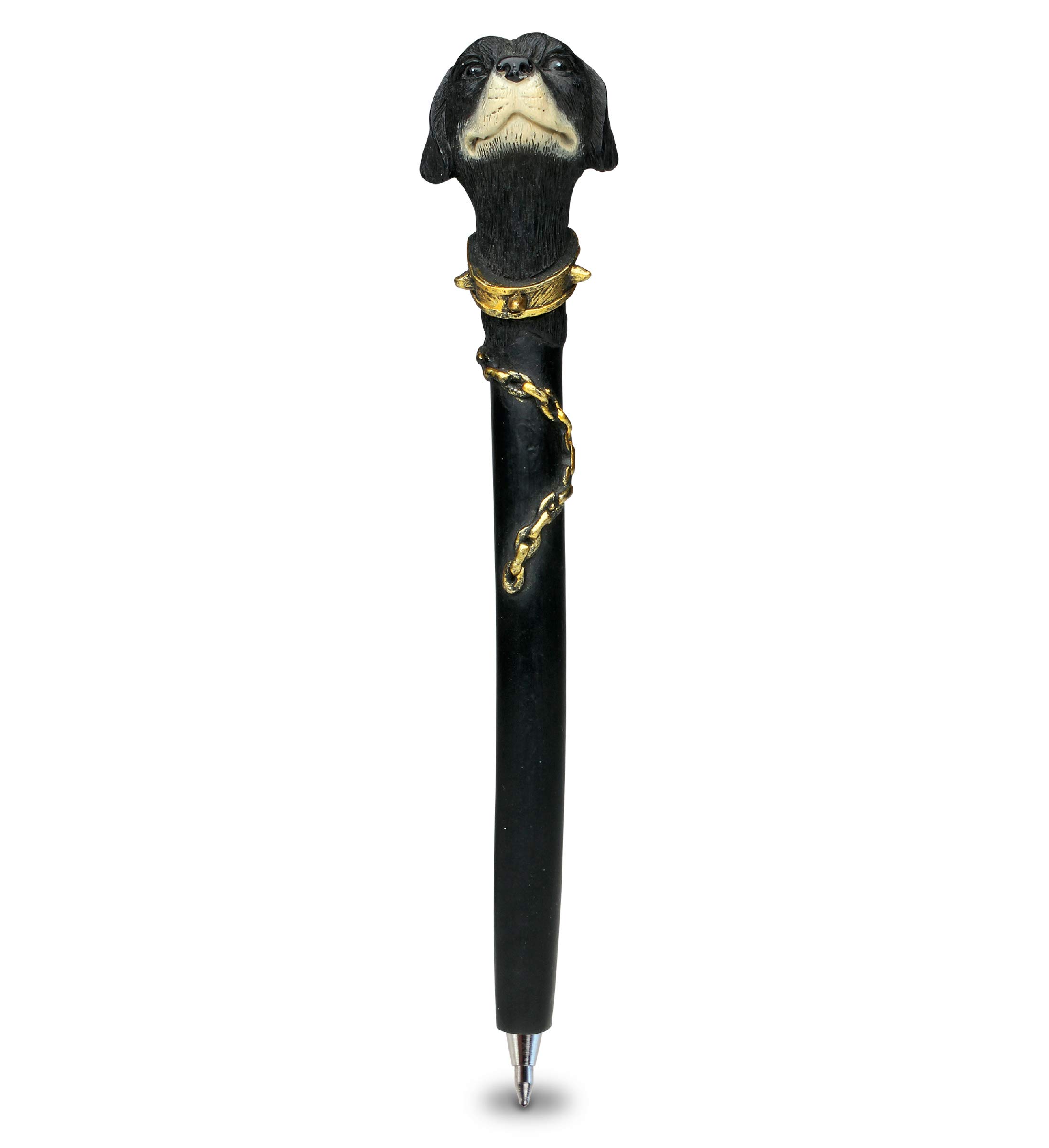 Planet Pens Black Labrador Novelty Ballpoint Pen - Fun & Unique Dog-Themed Writing Instrument for Kids & Adults, Perfect for School, Office & Gifts (Colorful Dog Design)