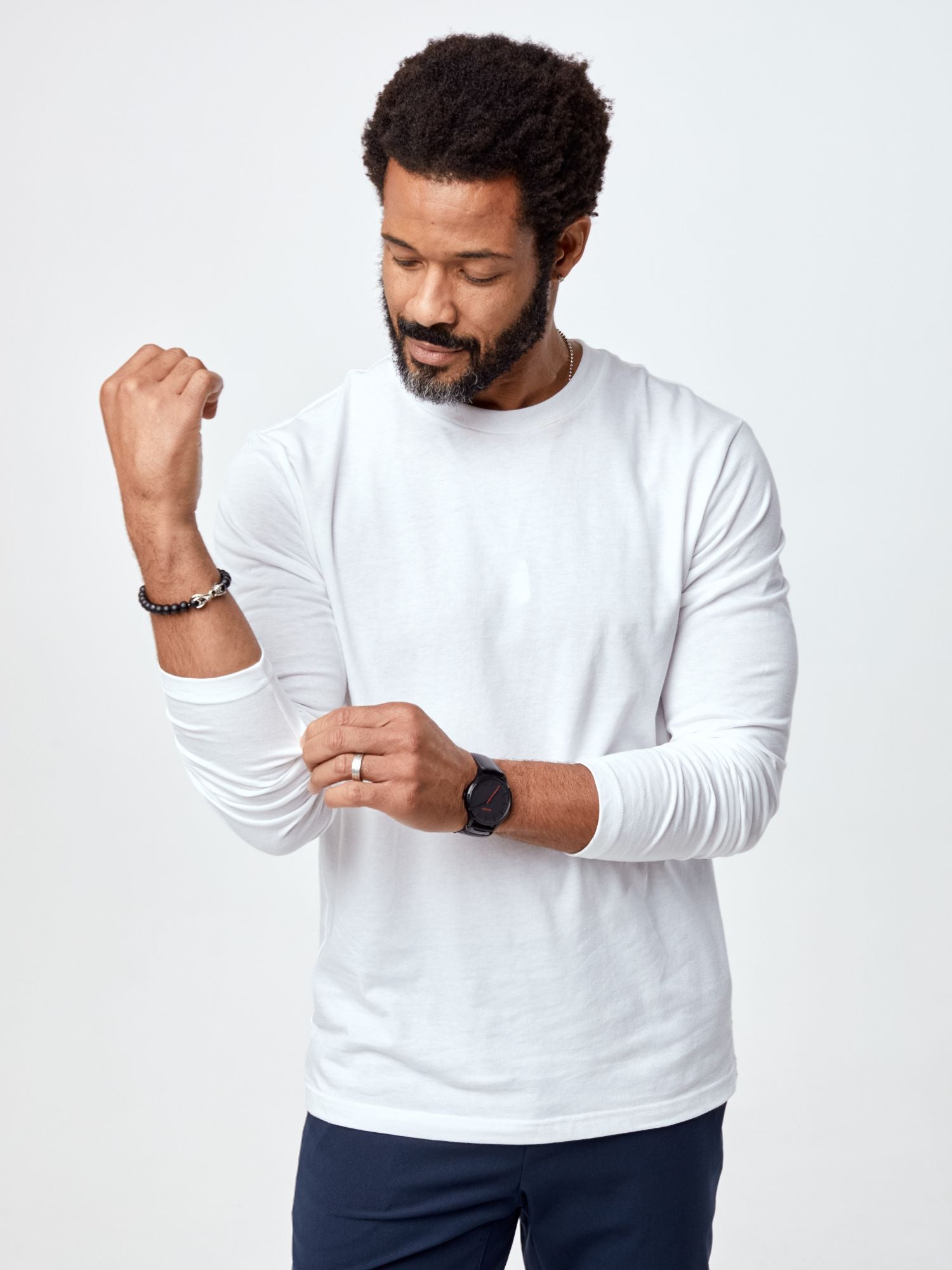 3 Pack Long Sleeve Basic T-Shirts for Men/Women - Comfortable Cotton Crewneck Casual Shirts for Everyday Wear, Layering & Workout