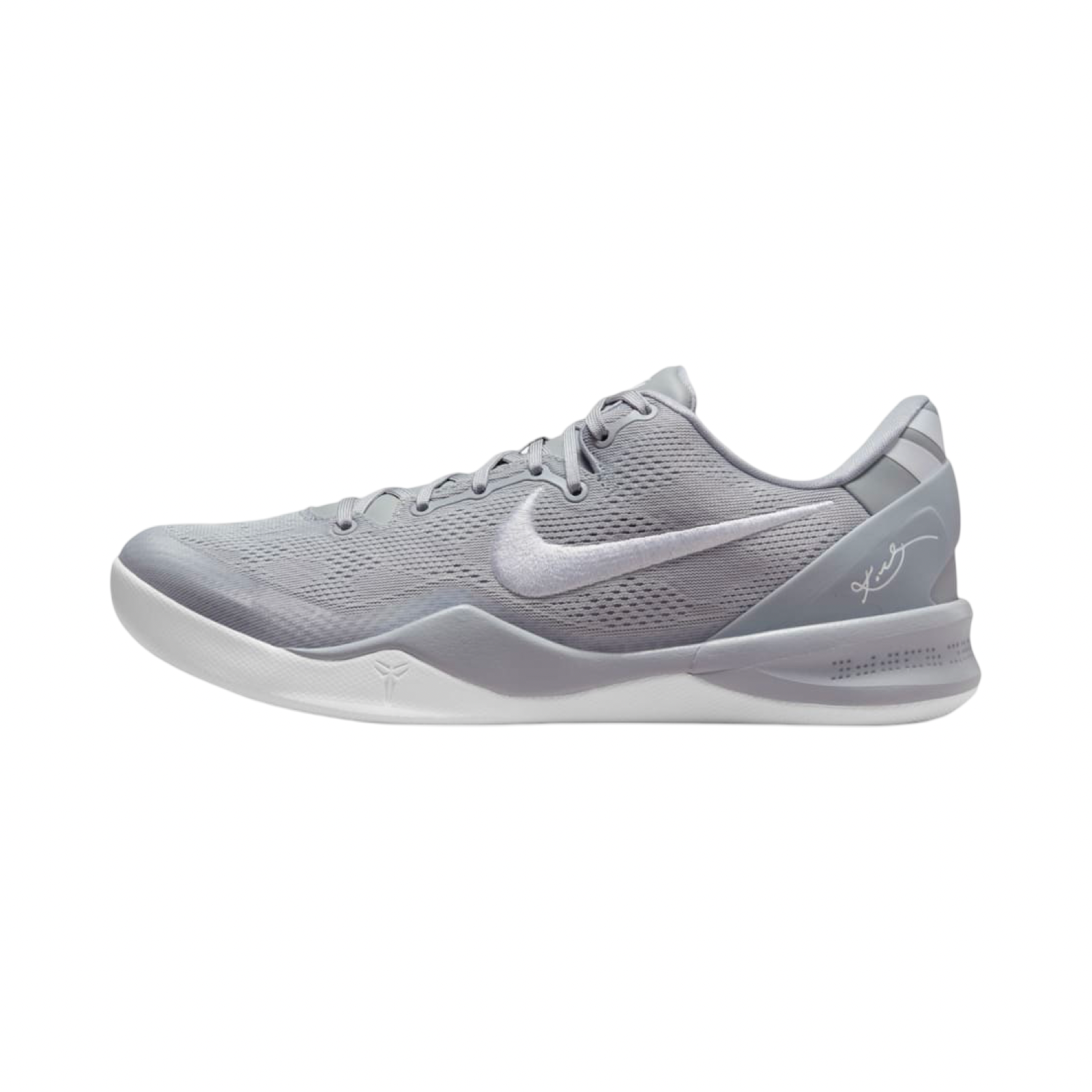Nike Kobe VIII Protro Basketball Shoes - Wolf Grey | High-Performance Court Sneakers for Men | Perfect for Indoor & Outdoor Games, Training, and Casual Wear