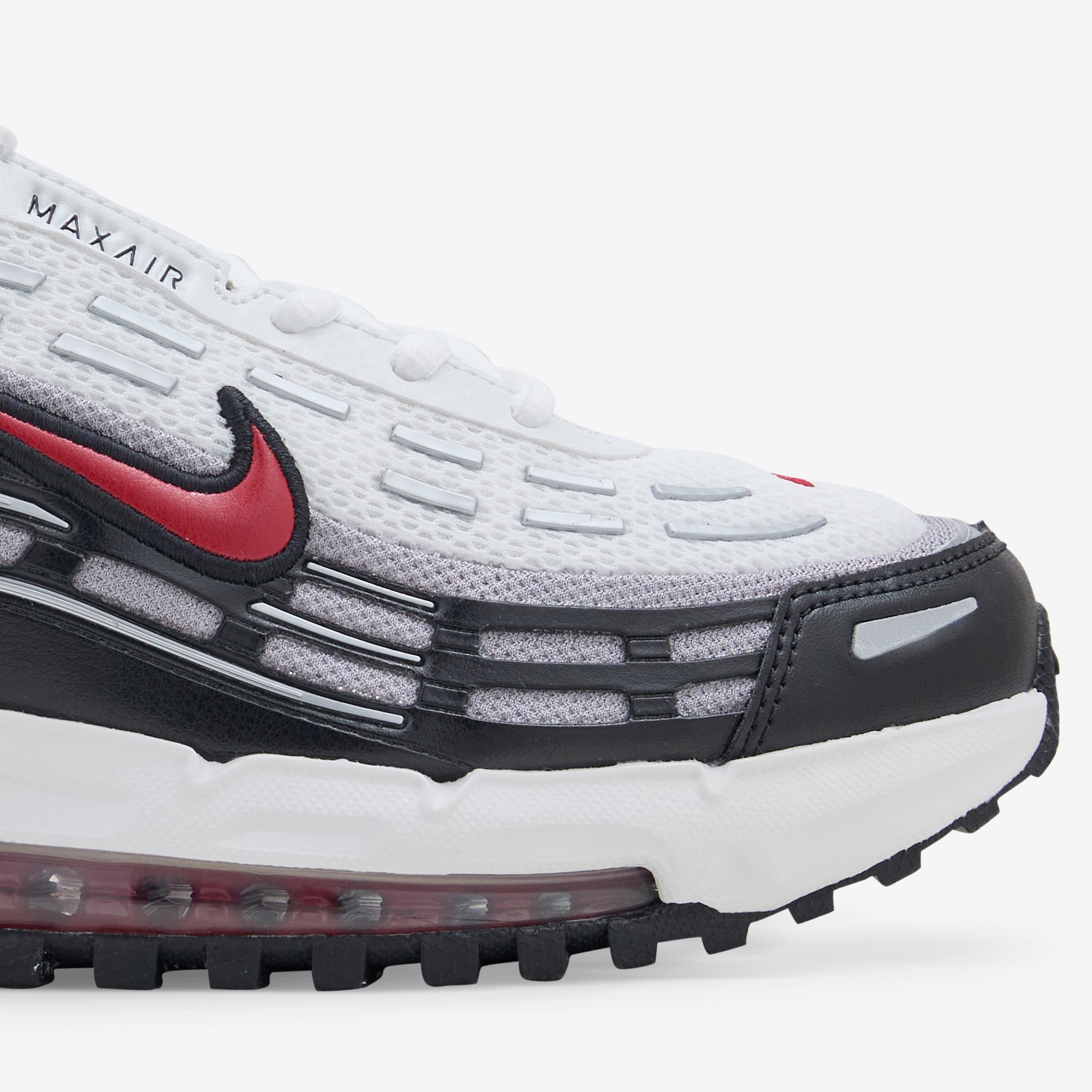 Nike Air Max TL 2.5 Men's Running Shoes - White/Varsity Red/Black/Medium Grey - Lightweight Cushioned Sneakers for Jogging, Gym Workouts & Casual Wear
