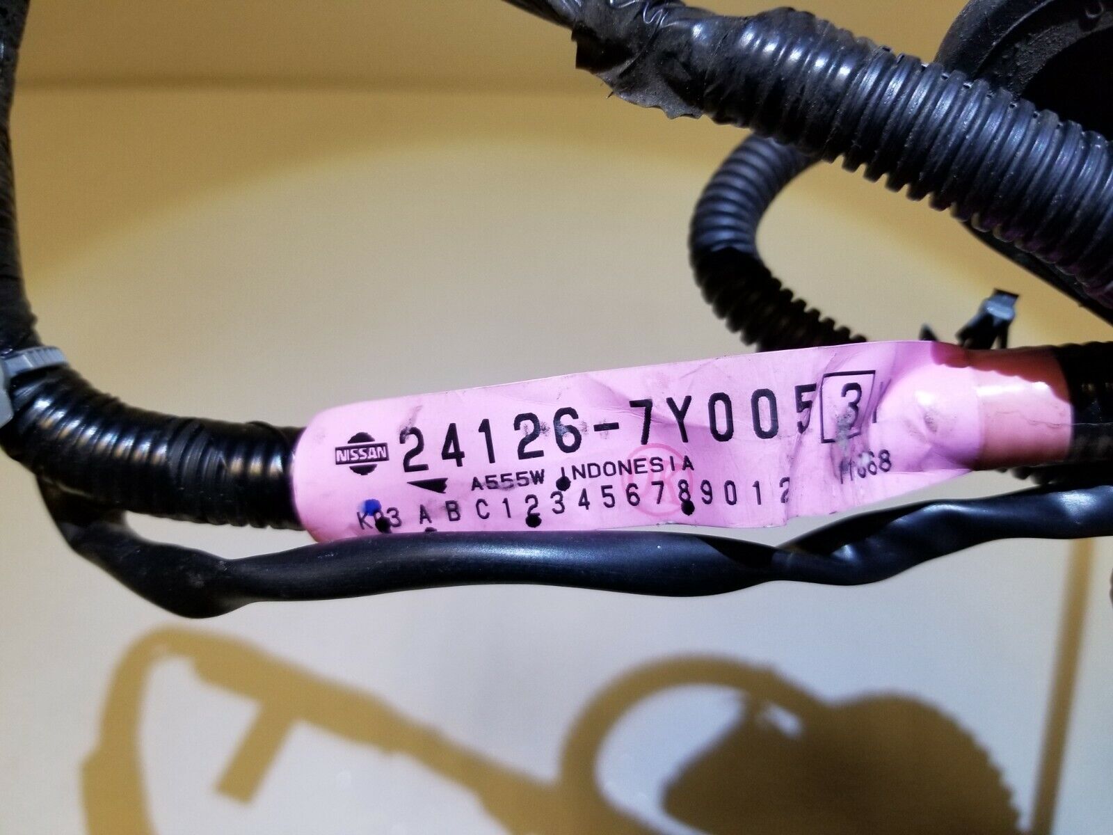 04-08 Nissan Maxima Right Rear Passenger Door Wire Harness OEM Replacement - Perfect for Electrical Repairs & DIY Car Maintenance