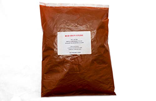 Premium Red Iron Oxide Pigment Powder - 10lb Bulk Bag for Pottery, Concrete, Paint & DIY Crafts | High-Quality Colorant for Artists & Industrial Use