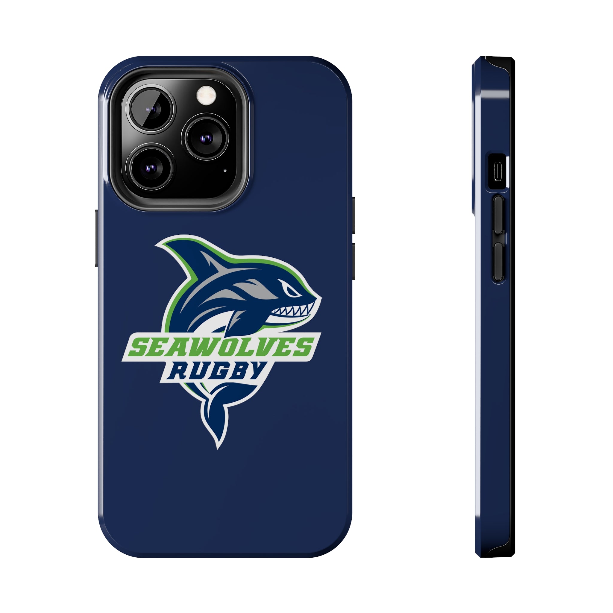 Seawolves Navy Rugged Phone Case - Shockproof & Durable Protection for iPhone & Samsung - Perfect for Outdoor Adventures, Work & Daily Use