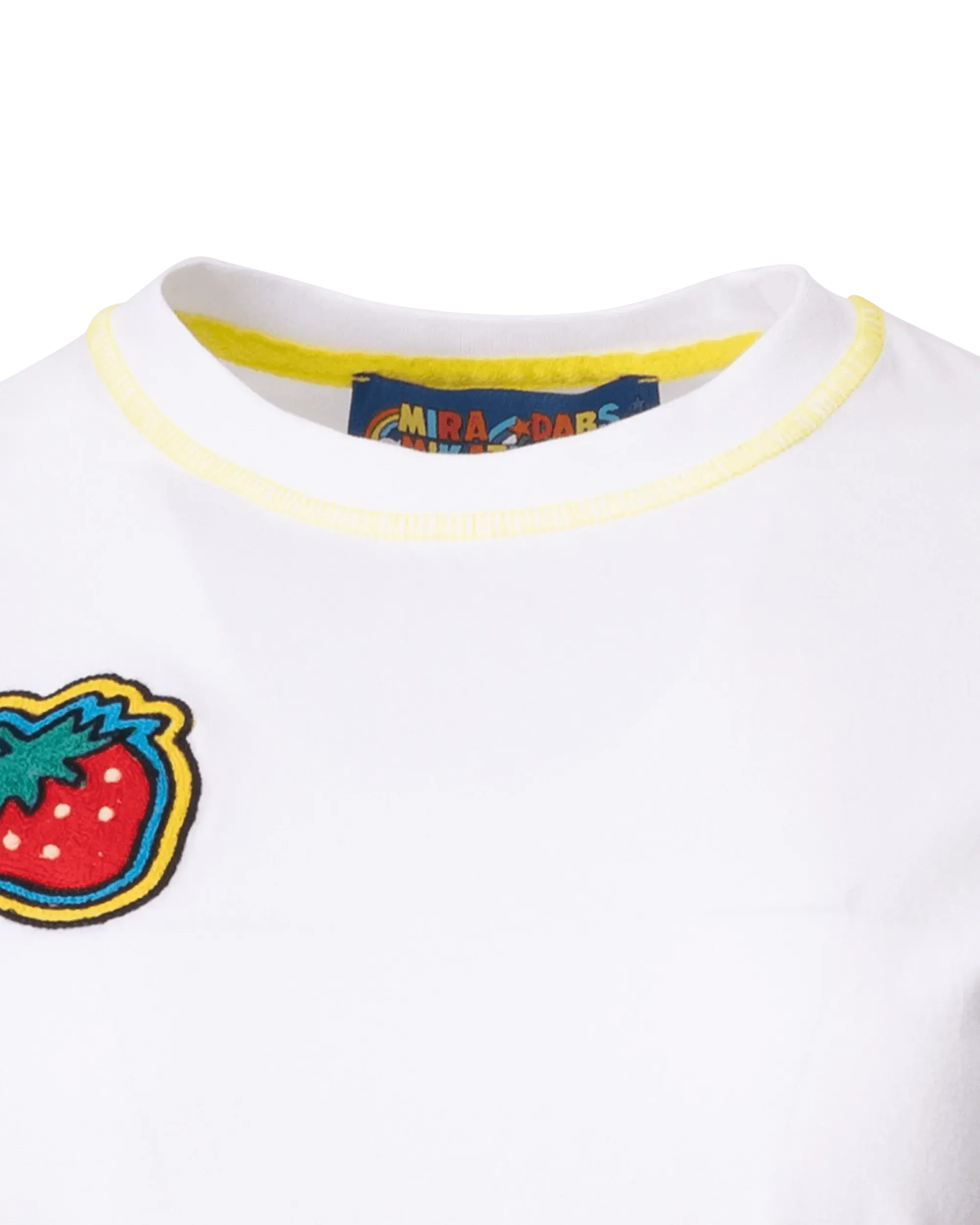 Mira X Dabsmyla Embroidered Graphic T-Shirt for Men & Women | Unique Streetwear Fashion | Perfect for Concerts, Festivals & Casual Outings