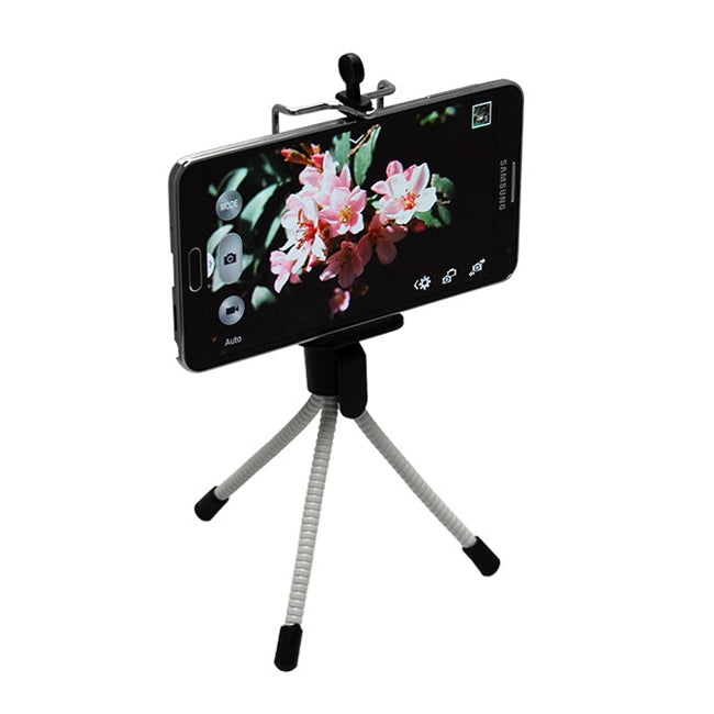 Portable Mini Tripod Stand with Universal Phone Mount for iPhone, Samsung & Other Smartphones - Perfect for Vlogging, Video Calls & Hands-Free Photography