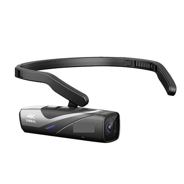 BODORME V4K 60fps Wearable Action Camera - 4K Ultra HD Head Mounted Video Recorder for Vlogging, Sports & Adventure Filming | Perfect for Travel, Cycling & Outdoor Activities