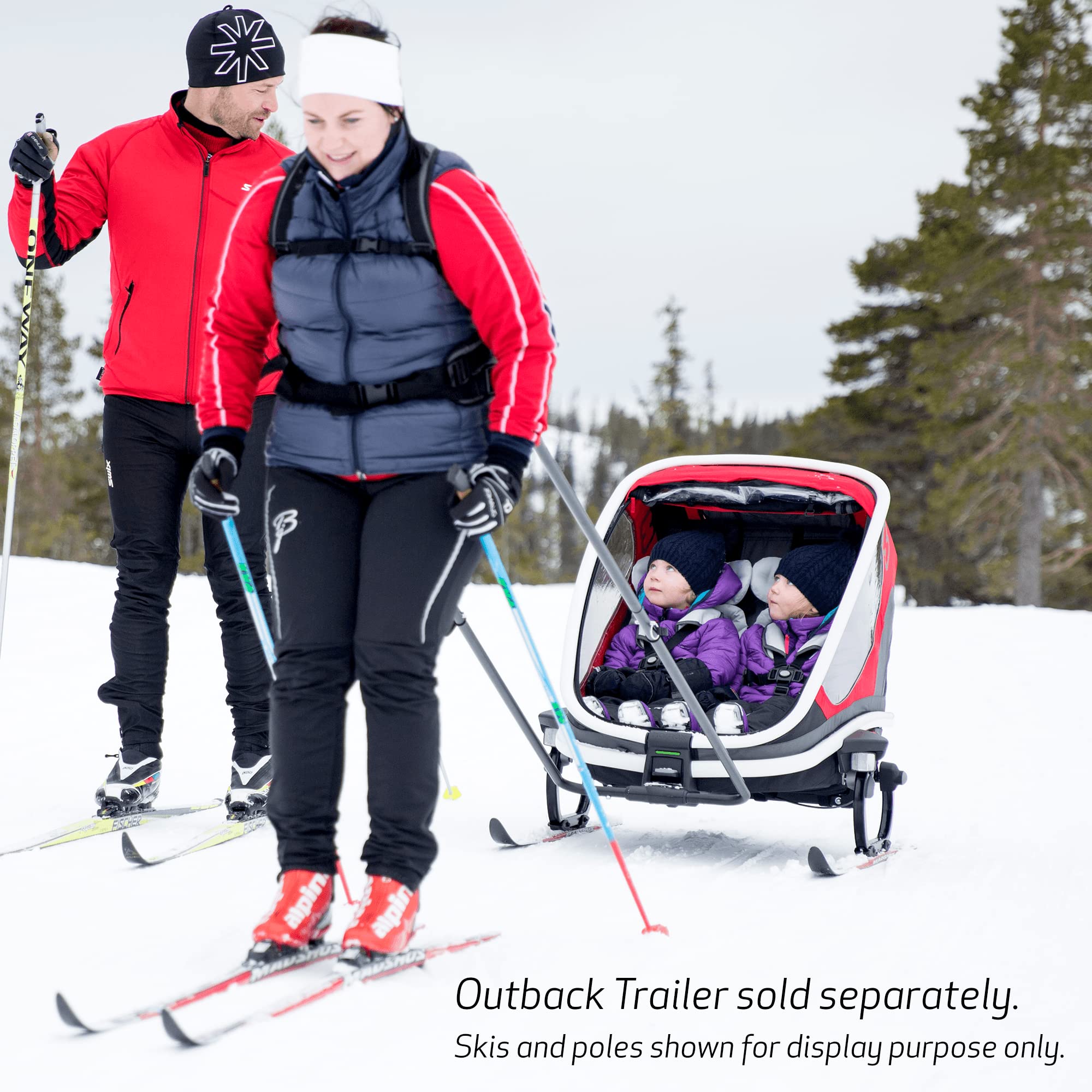 Hamax Outback Cross-Country Skiing Kit - Premium Ski Equipment for Winter Sports Enthusiasts | Perfect for Backcountry Skiing, Mountain Trails & Outdoor Adventures