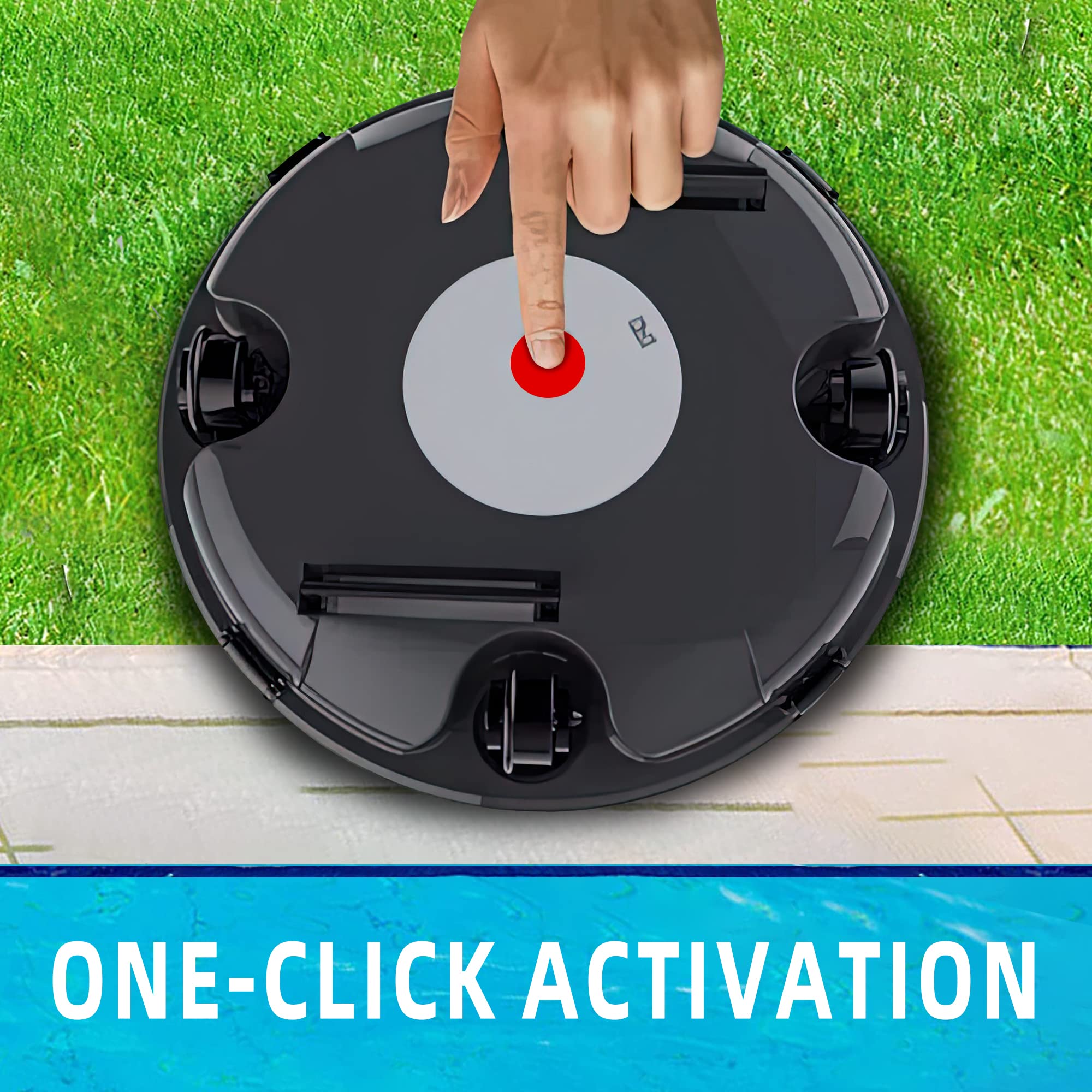 Best Cordless Pool Cleaner Robot - Lightweight Automatic Swimming Pool Vacuum for Above Ground & In-Ground Pools up to 40FT | Ideal for Backyard, Vacation Homes & Commercial Use