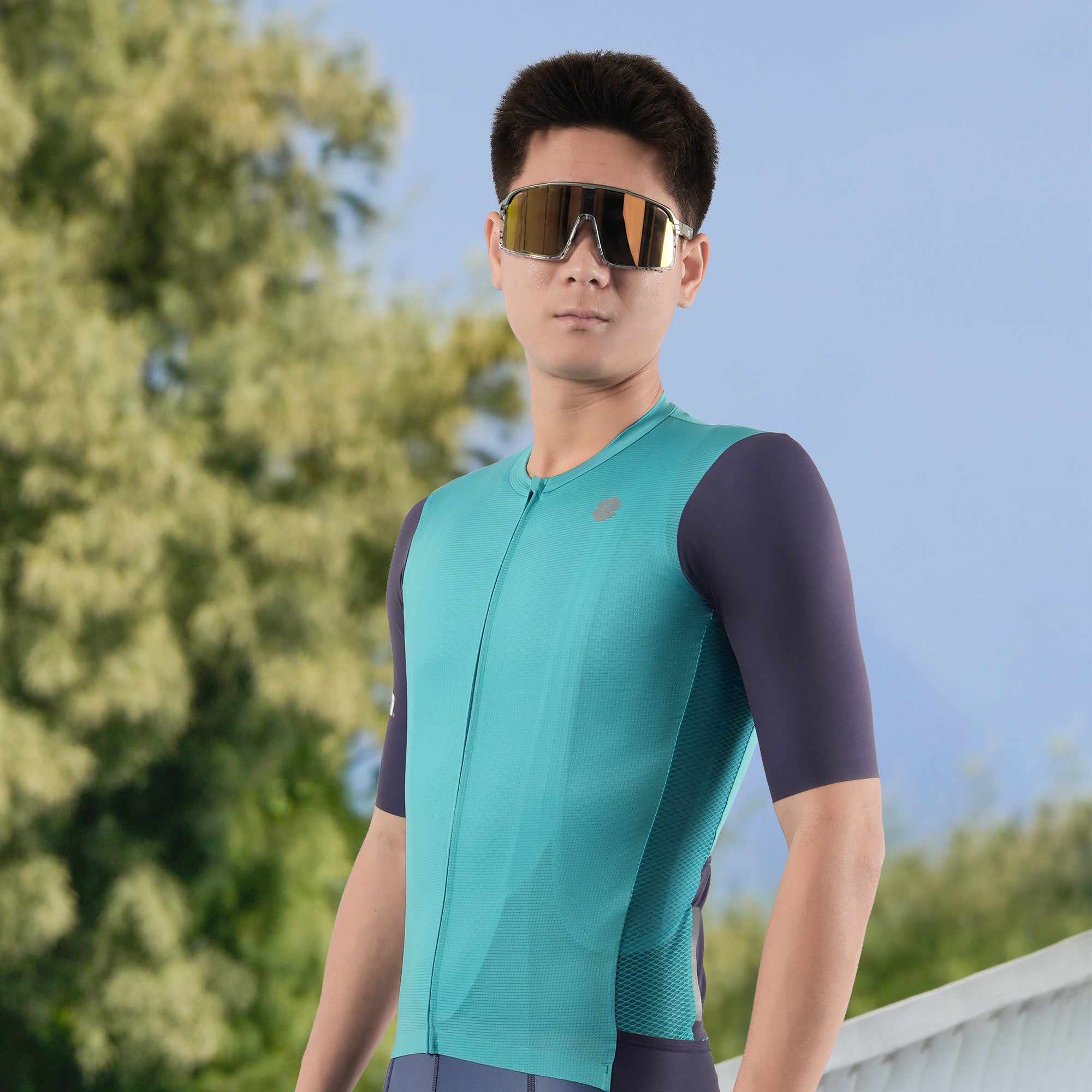 ALL DAY MEN'S CONTRAST JERSEY - Breathable Athletic Performance Shirt for Running, Gym & Casual Wear | Moisture-Wicking Comfort Fit