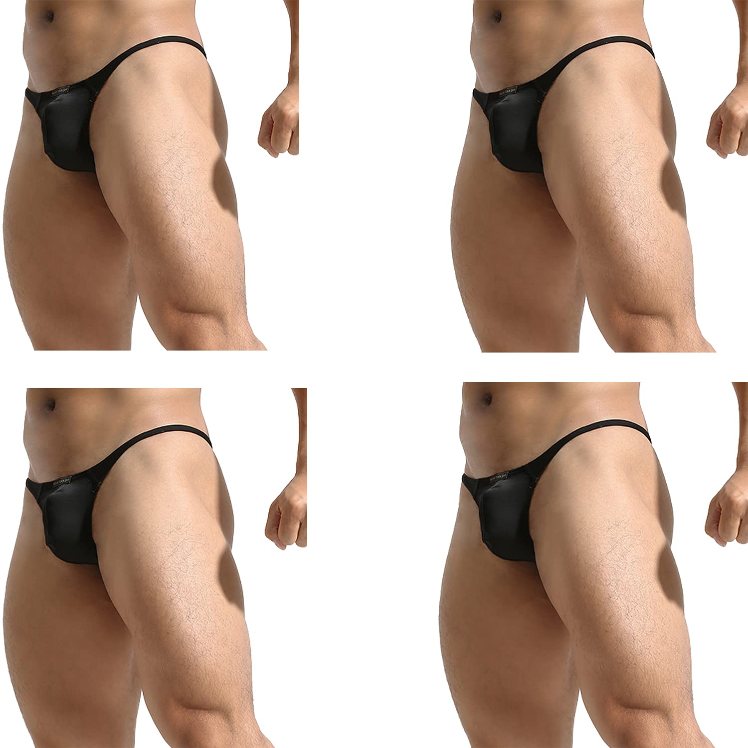 Men's Thong Underwear - Comfortable G-String with Bulge Pouch, T-Back Bikini Briefs for Low Rise Fit - Perfect for Workout, Beach & Intimate Moments