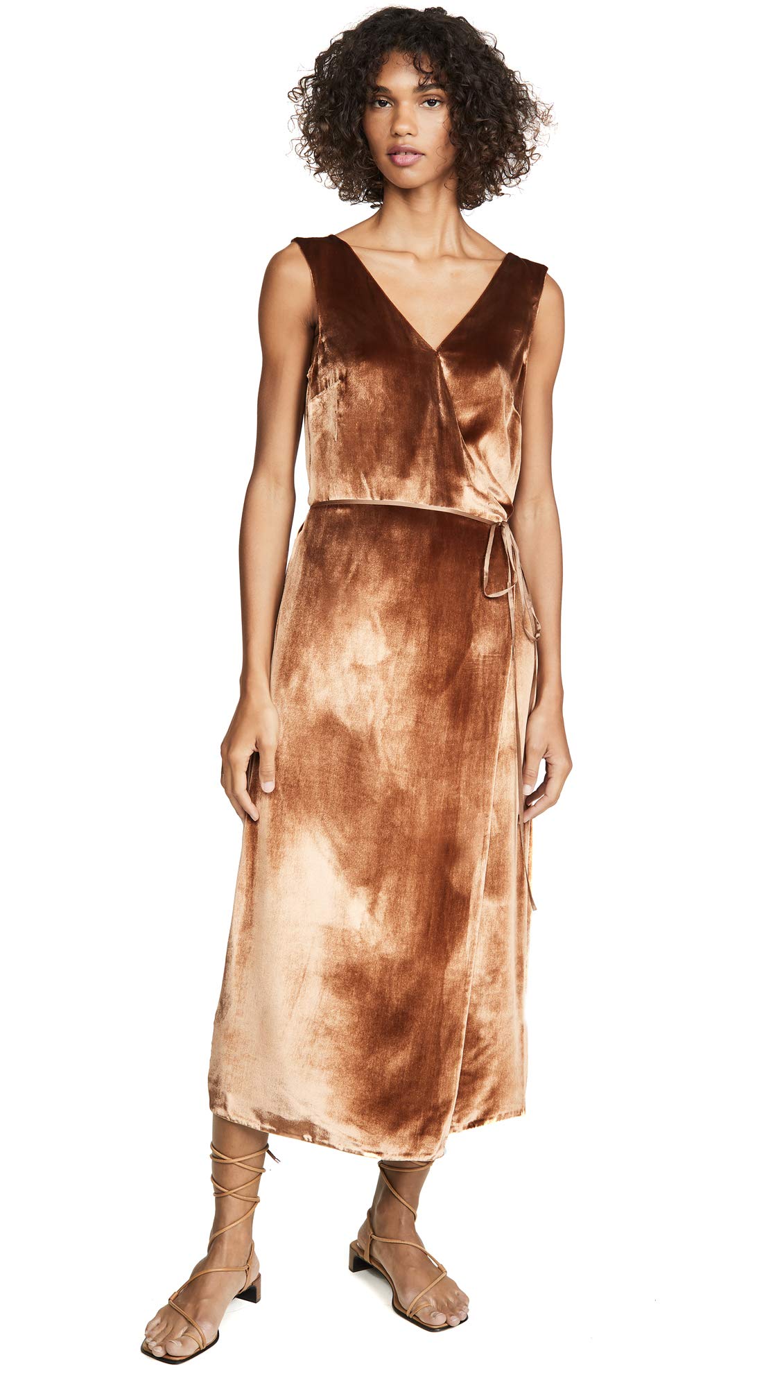 Vince Women's Panne Wrap Dress - Elegant & Comfortable Wrap Dress for Women | Perfect for Office, Parties & Special Occasions
