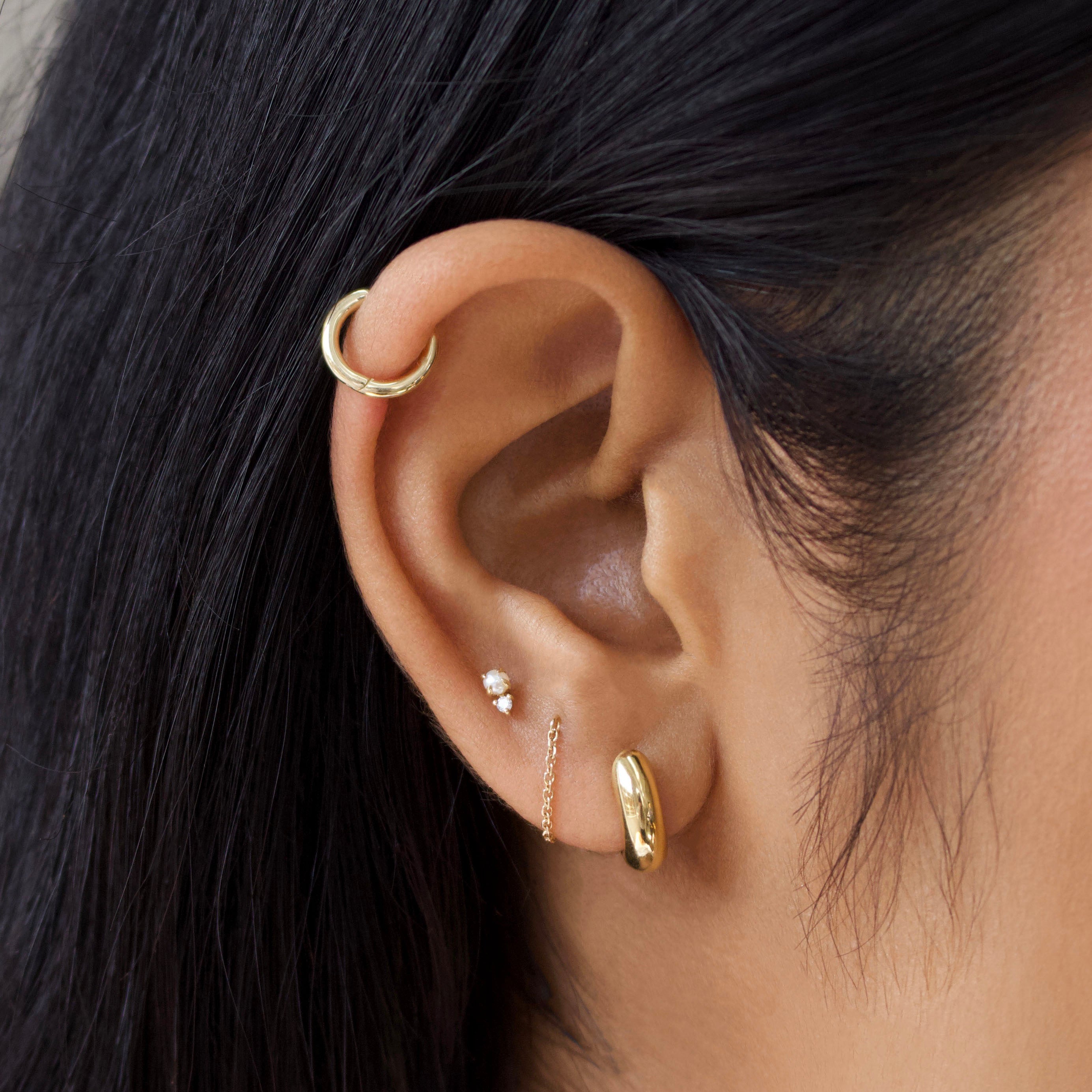 Mini Chunky Hoop Earrings for Women - Trendy Gold & Silver Small Hoop Earrings - Everyday Wear, Party & Gift Giving
