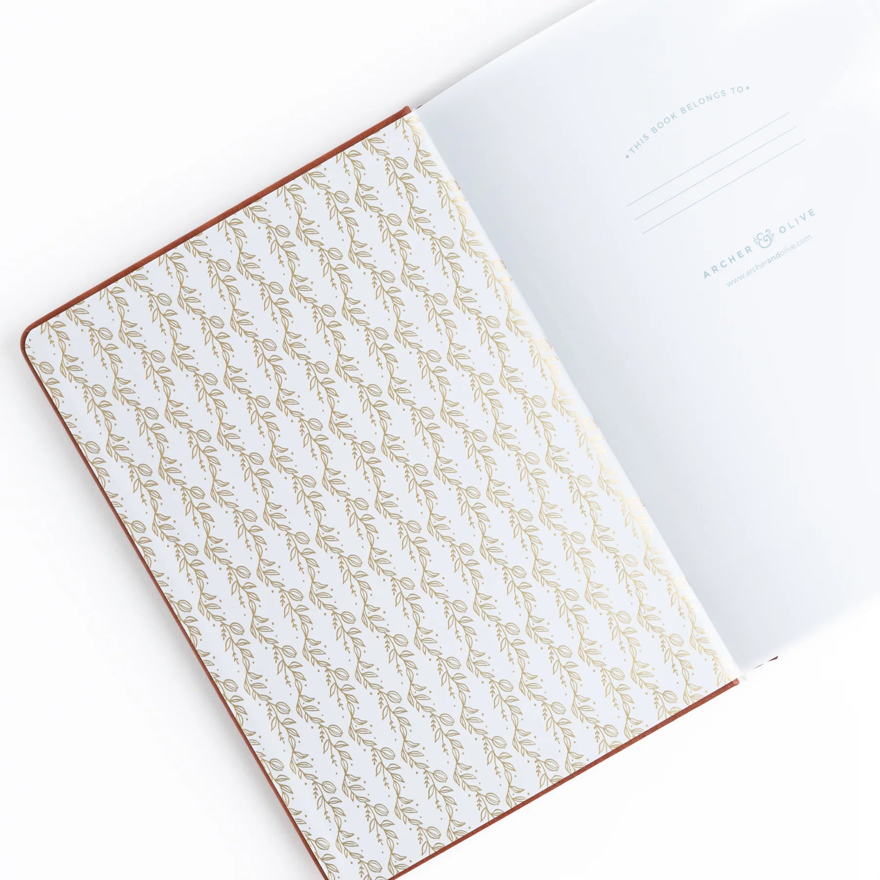 Archer and Olive A5 Undated Planner - Minimal Floral Design for Daily Planning, Journaling & Productivity | Perfect for Students, Professionals & Creative Minds