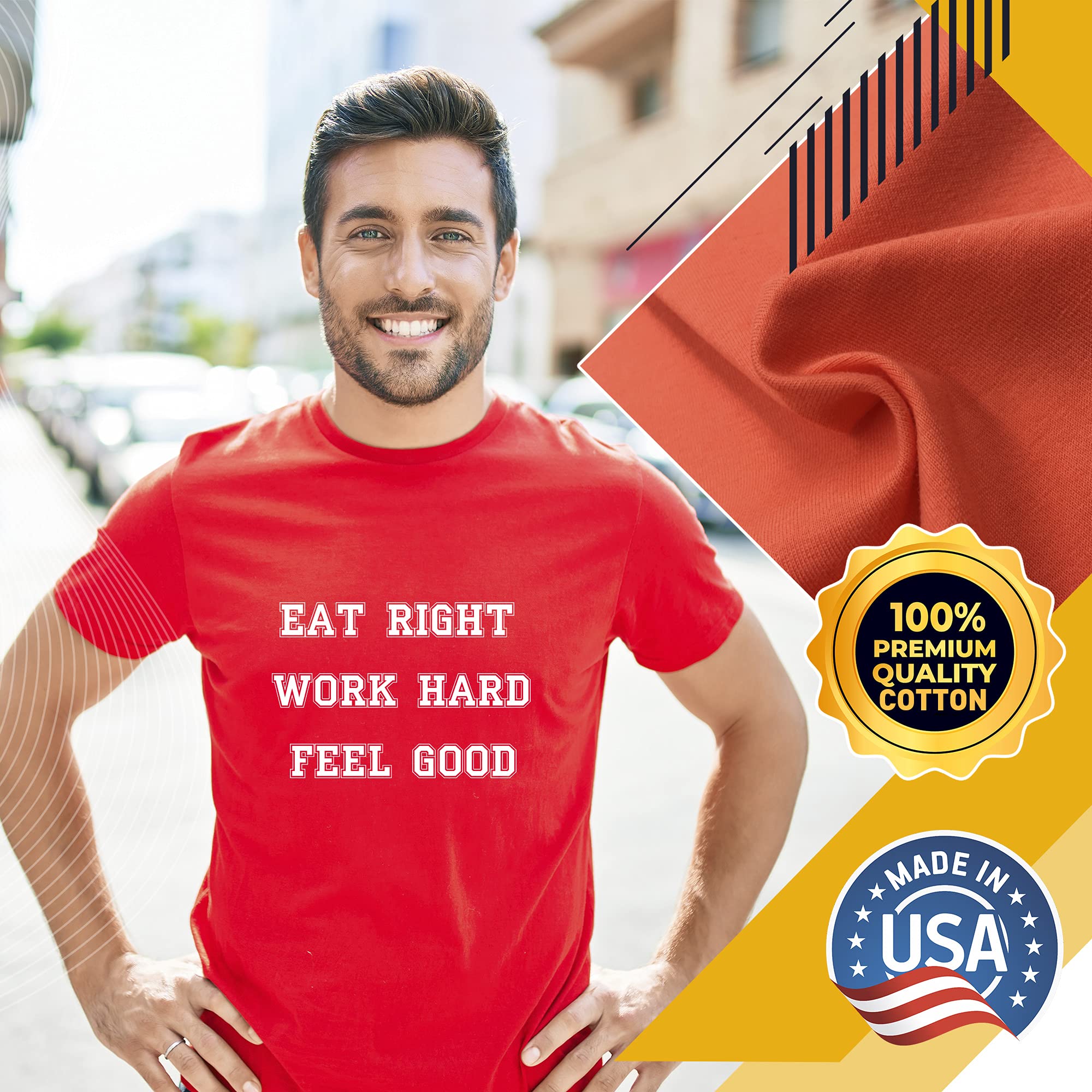 Custom T-Shirts for Men & Women - Personalized Unisex T-Shirts with Your Own Text/Design - Perfect for Gifts, Events, and Everyday Wear