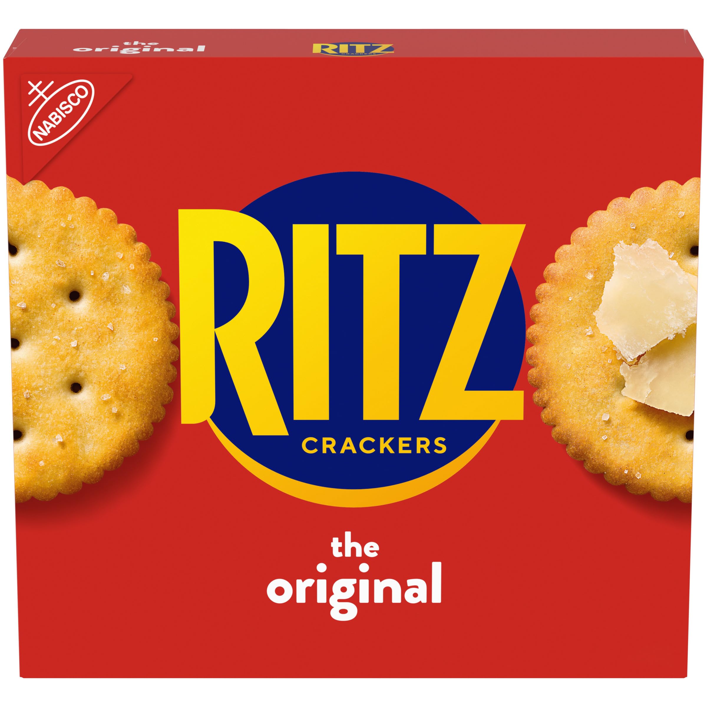 RITZ Original Crackers - Delicious Snacks for Kids & Adults - Perfect for Lunch Boxes, Parties & On-the-Go - 13.7 oz Pack - Crunchy Buttery Flavor for Snacking Anytime