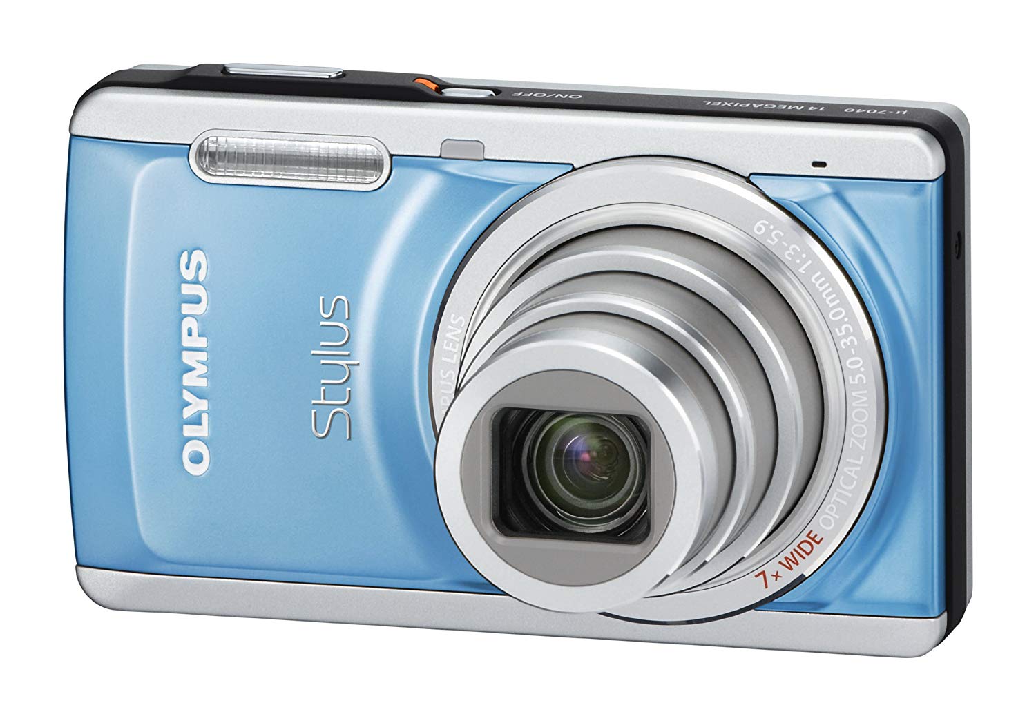 Olympus Stylus 7040 Digital Camera 14MP with 7x Zoom - Waterproof & Shockproof Compact Camera for Travel, Hiking & Outdoor Photography (Blue)