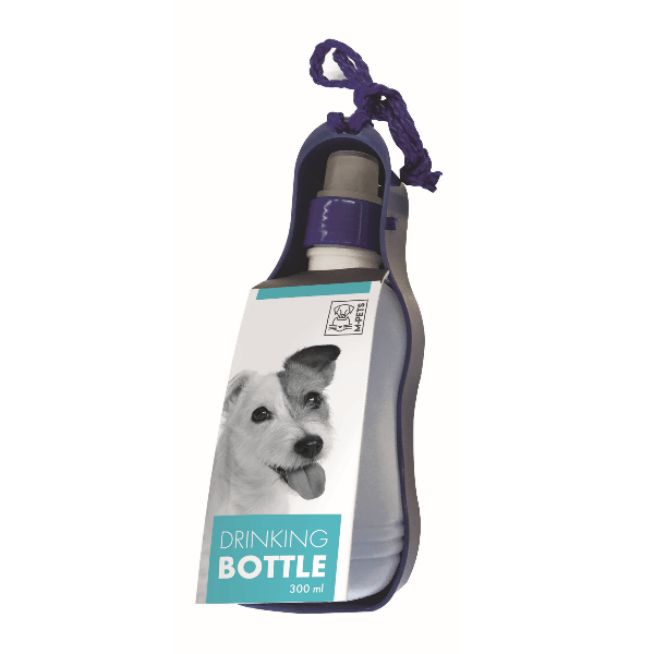 M PETS Dog Water Bottle - Portable Pet Drinking Bottle for Dogs & Cats - Leak-Proof Travel Water Dispenser for Hiking, Walking, and Outdoor Adventures