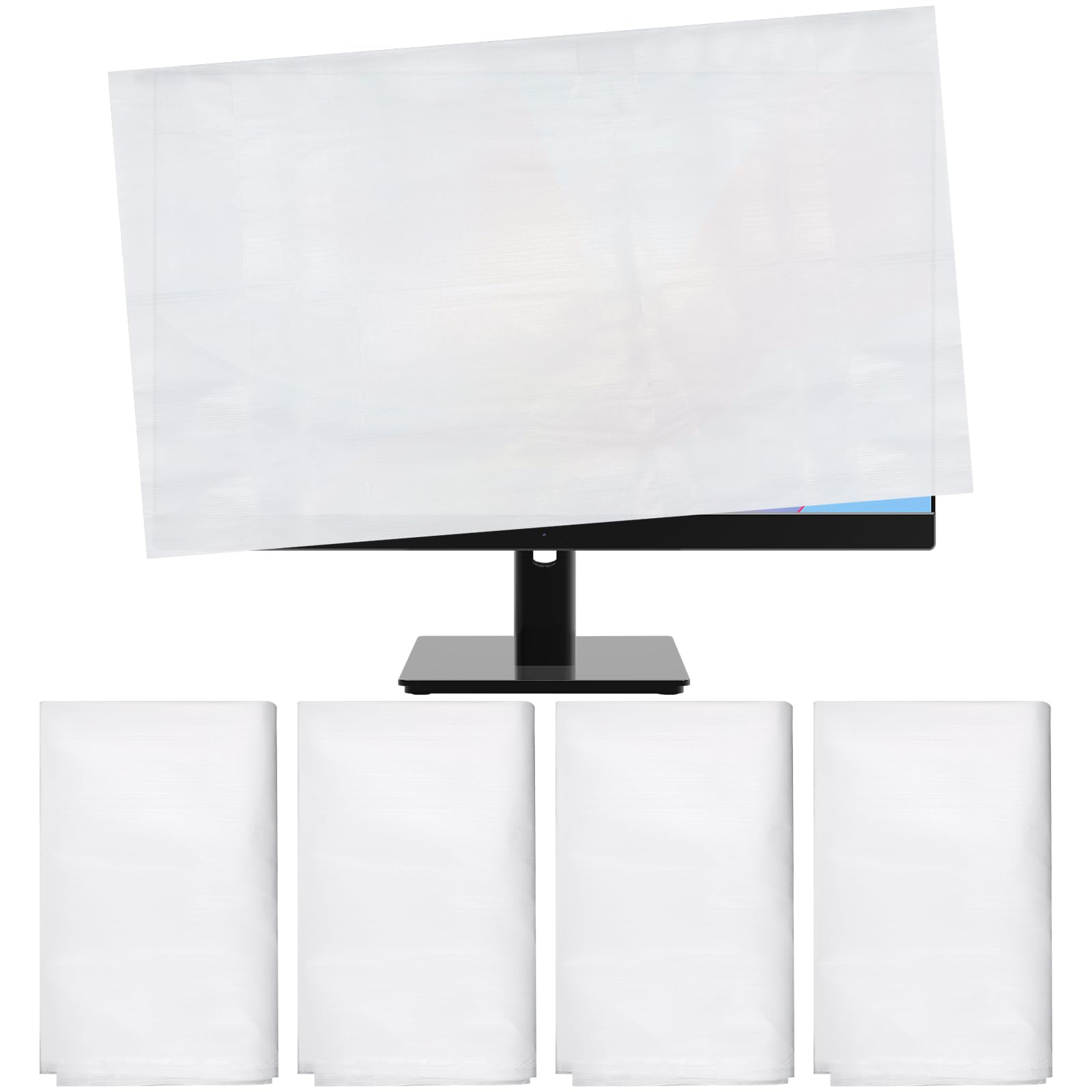 4 Pack Foam Flat Screen TV Covers for Moving - Protective Covers Fits 36