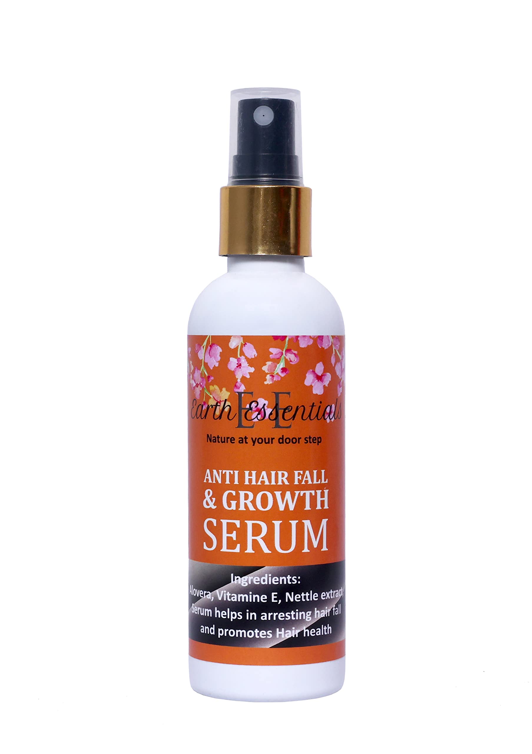 Earth Essentials Hair Thickening & Strengthening Treatment Tonic with Natural Oils - 100ml for Men & Women | Reduces Hair Fall & Promotes Growth | Perfect for Daily Scalp Care & Thinning Hair Solutions