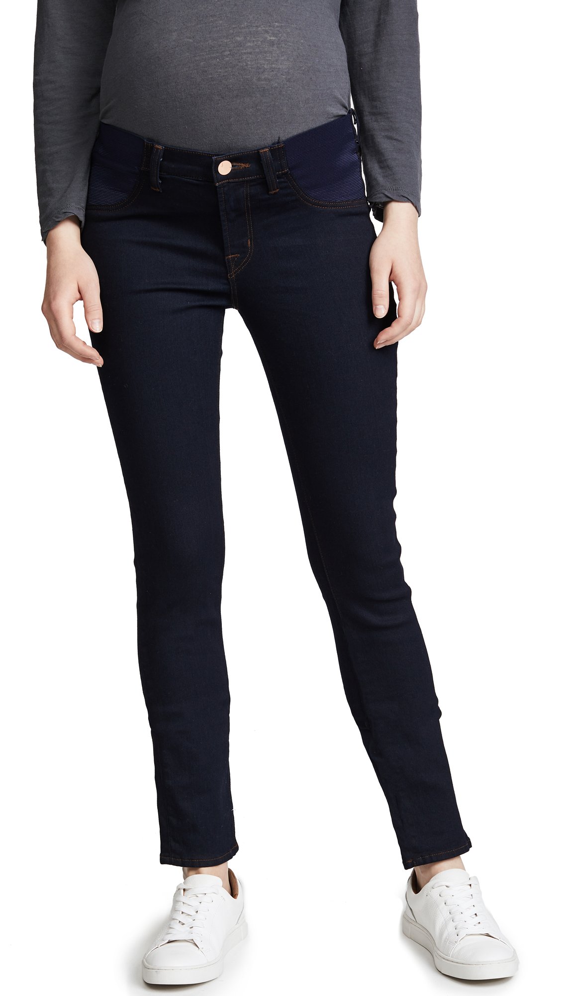 J Brand Women's 3411 Maternity Skinny Jeans - Stretch Denim Pants for Pregnant Women | Comfortable Fit for Everyday Wear & Maternity Photos