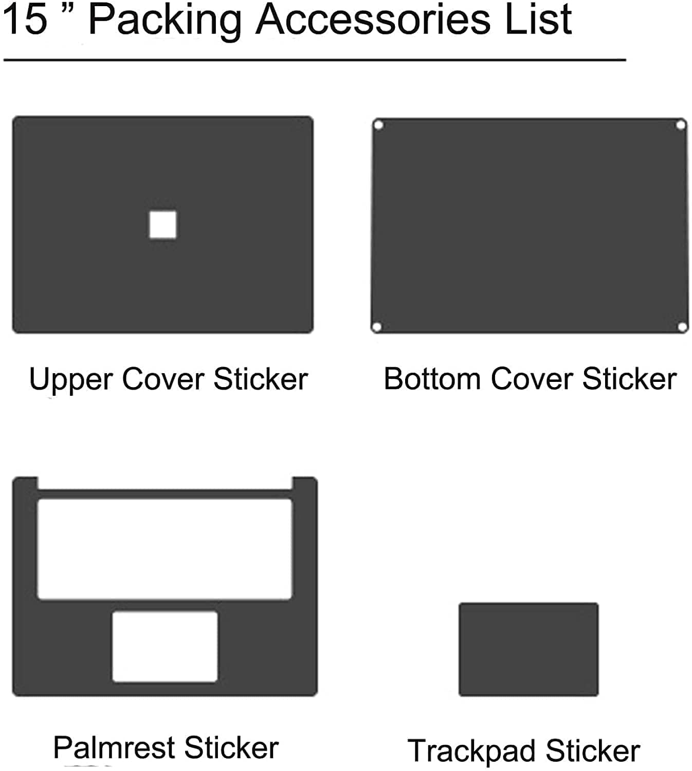 XSKN Silver Vinyl Skin Cover for Microsoft Surface Laptop 1/2/3/4 (15-inch) - Bubble-Free Protection, Full Body Decal | Perfect for Office, School & Travel