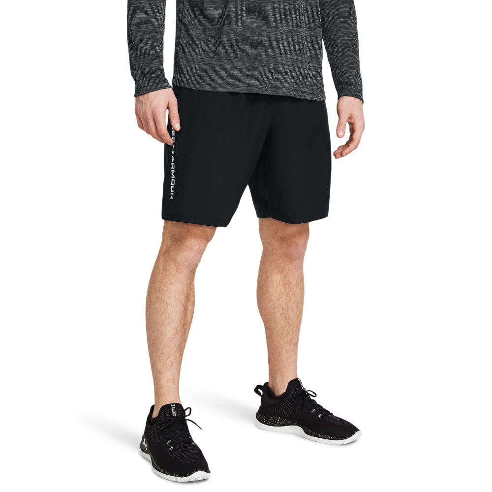 Men's Under Armour Woven Wordmark Shorts - Lightweight Athletic Training Shorts for Running, Gym & Casual Wear